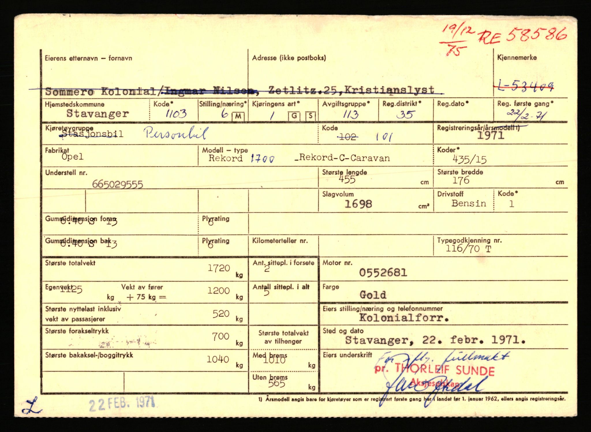 Stavanger trafikkstasjon, AV/SAST-A-101942/0/F/L0053: L-52900 - L-54199, 1930-1971, p. 1311