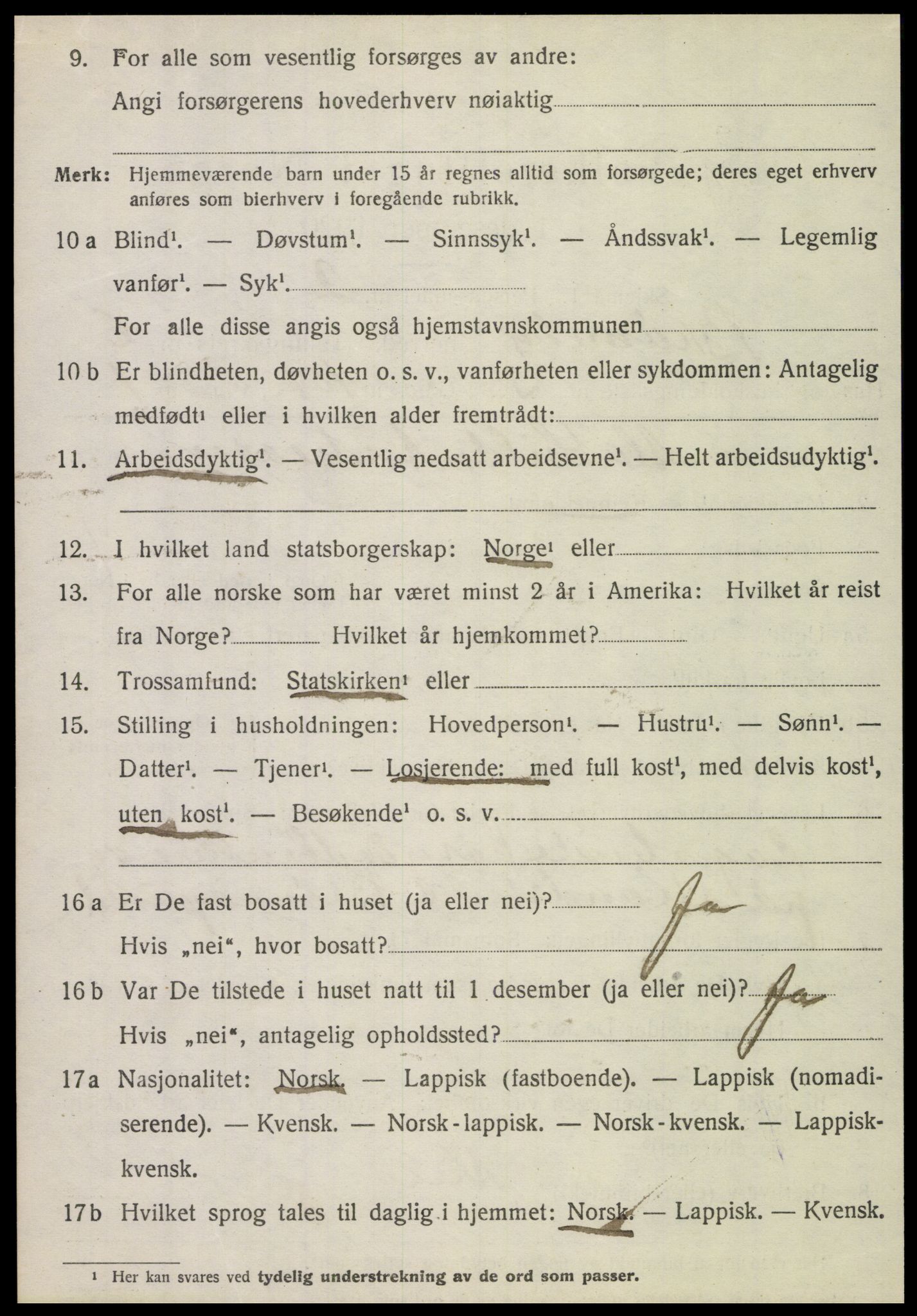 SAT, 1920 census for Brønnøy, 1920, p. 5029