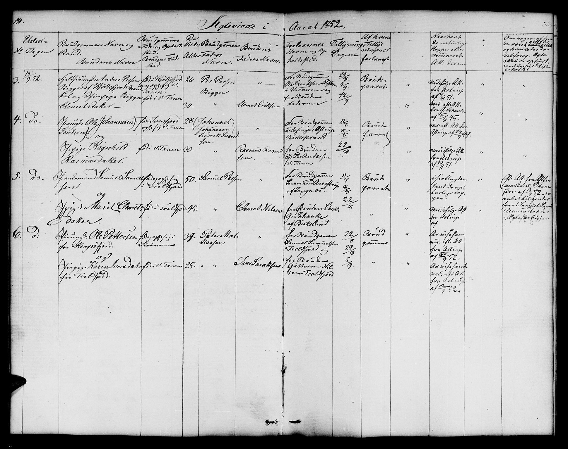 Nesseby sokneprestkontor, AV/SATØ-S-1330/H/Hb/L0005klokker: Parish register (copy) no. 5, 1846-1852, p. 190-191