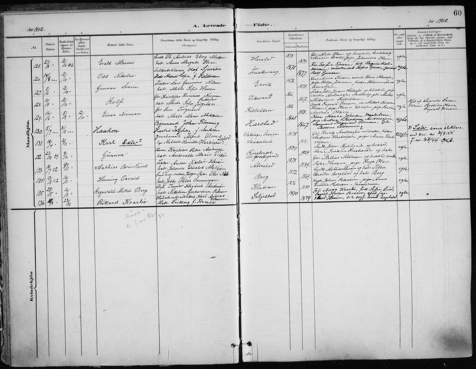Trondenes sokneprestkontor, SATØ/S-1319/H/Ha/L0017kirke: Parish register (official) no. 17, 1899-1908, p. 60