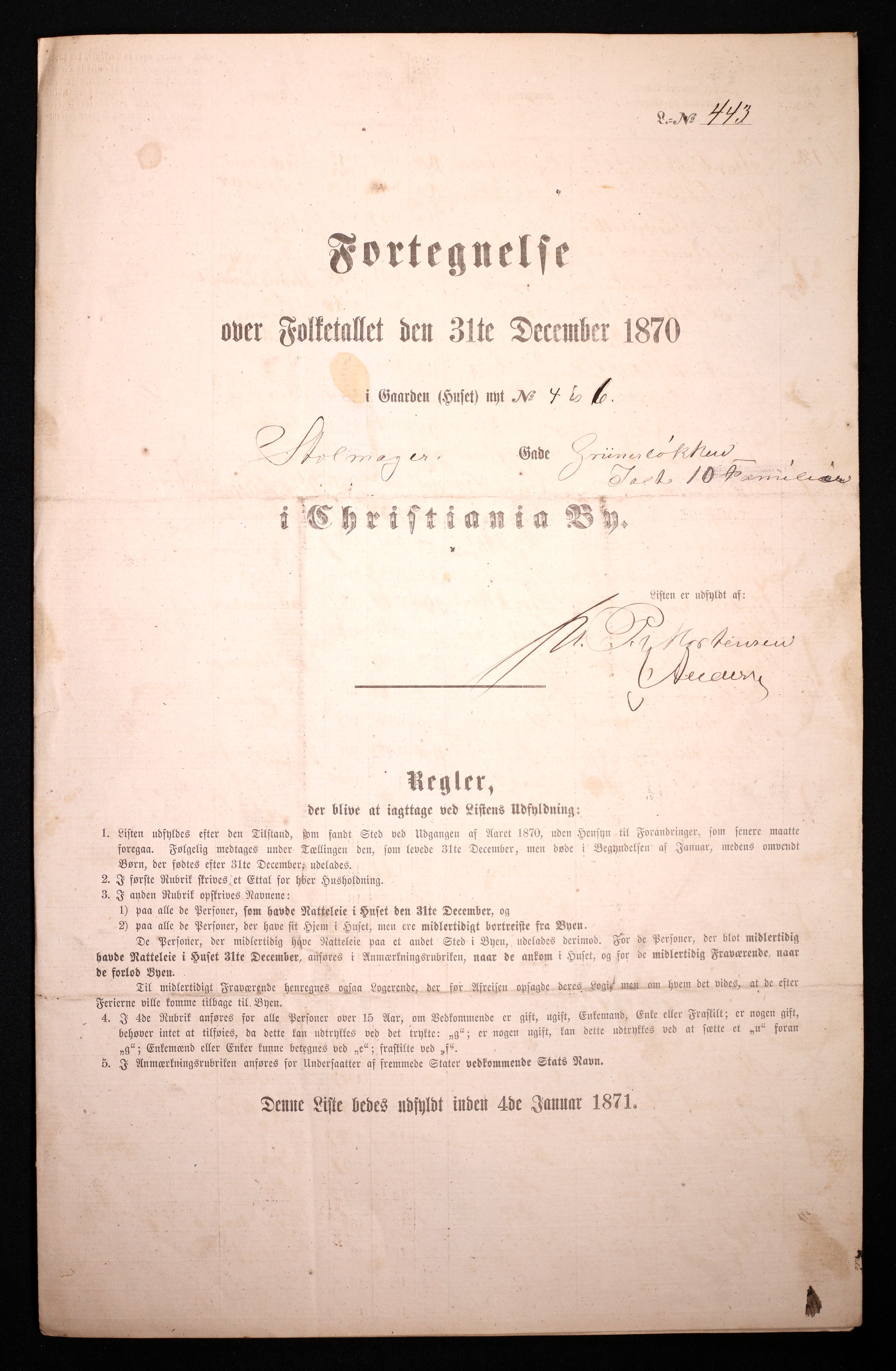 RA, 1870 census for 0301 Kristiania, 1870, p. 3624