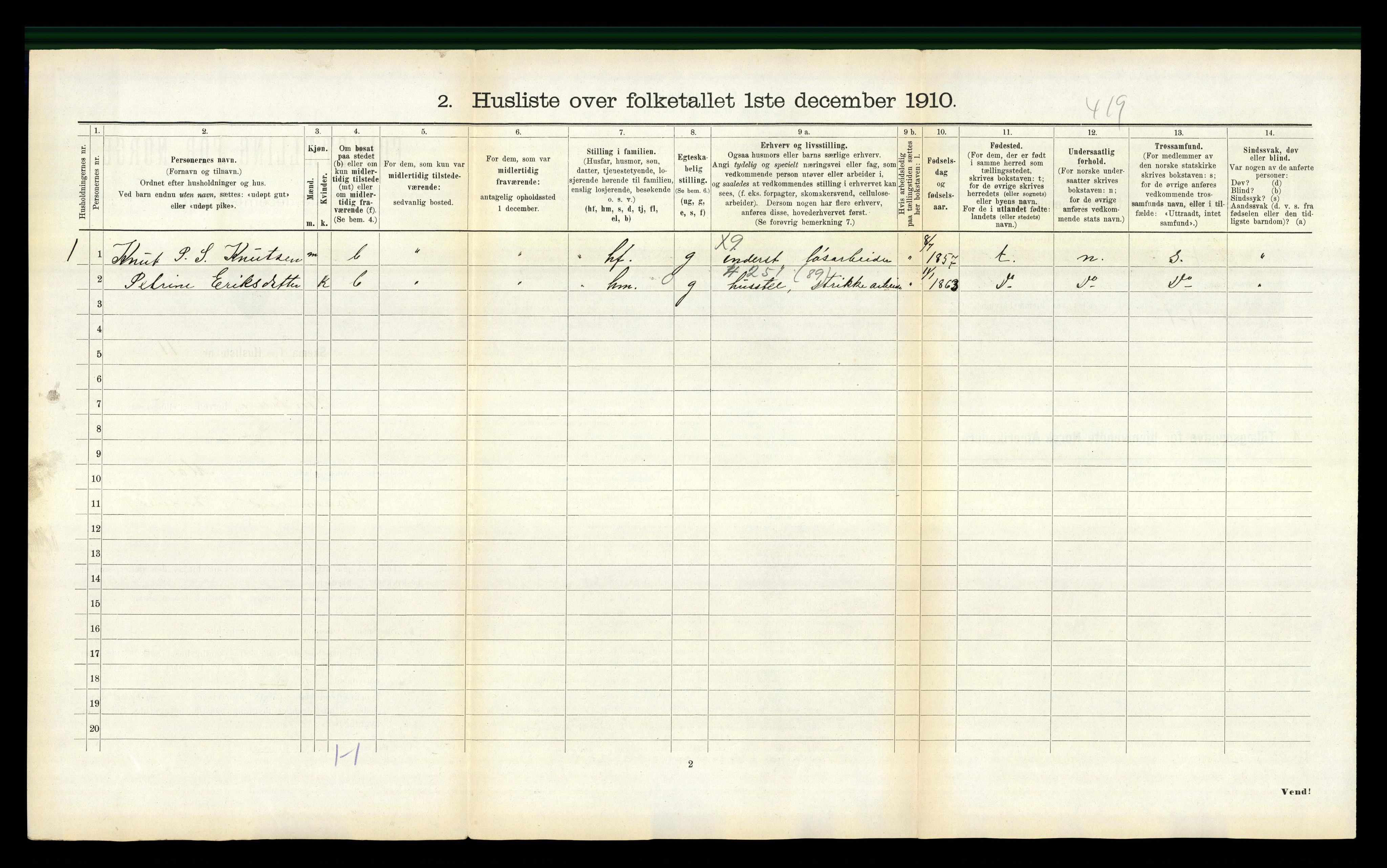 RA, 1910 census for Stordal, 1910, p. 179