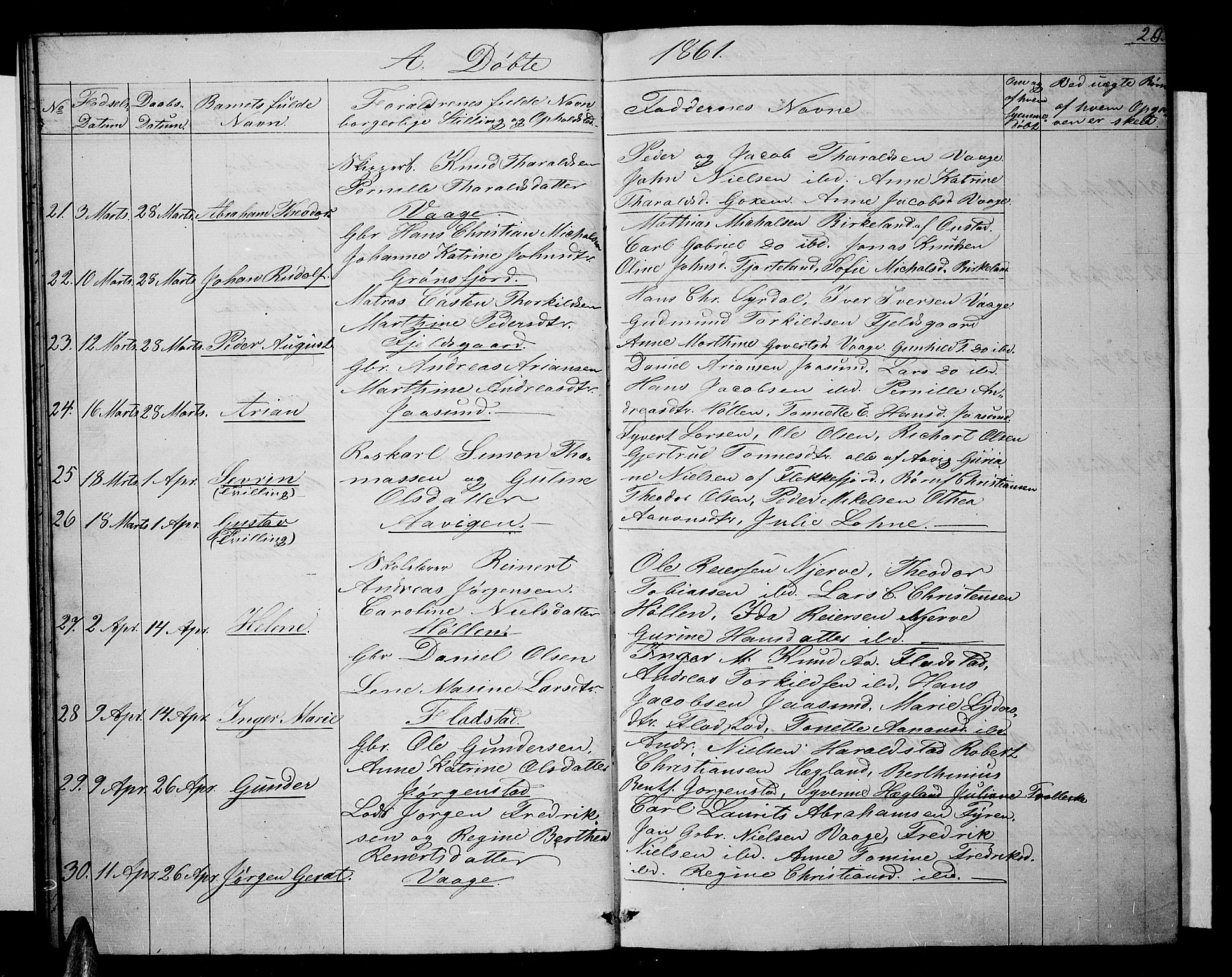 Sør-Audnedal sokneprestkontor, AV/SAK-1111-0039/F/Fb/Fba/L0002: Parish register (copy) no. B 2, 1853-1878, p. 20