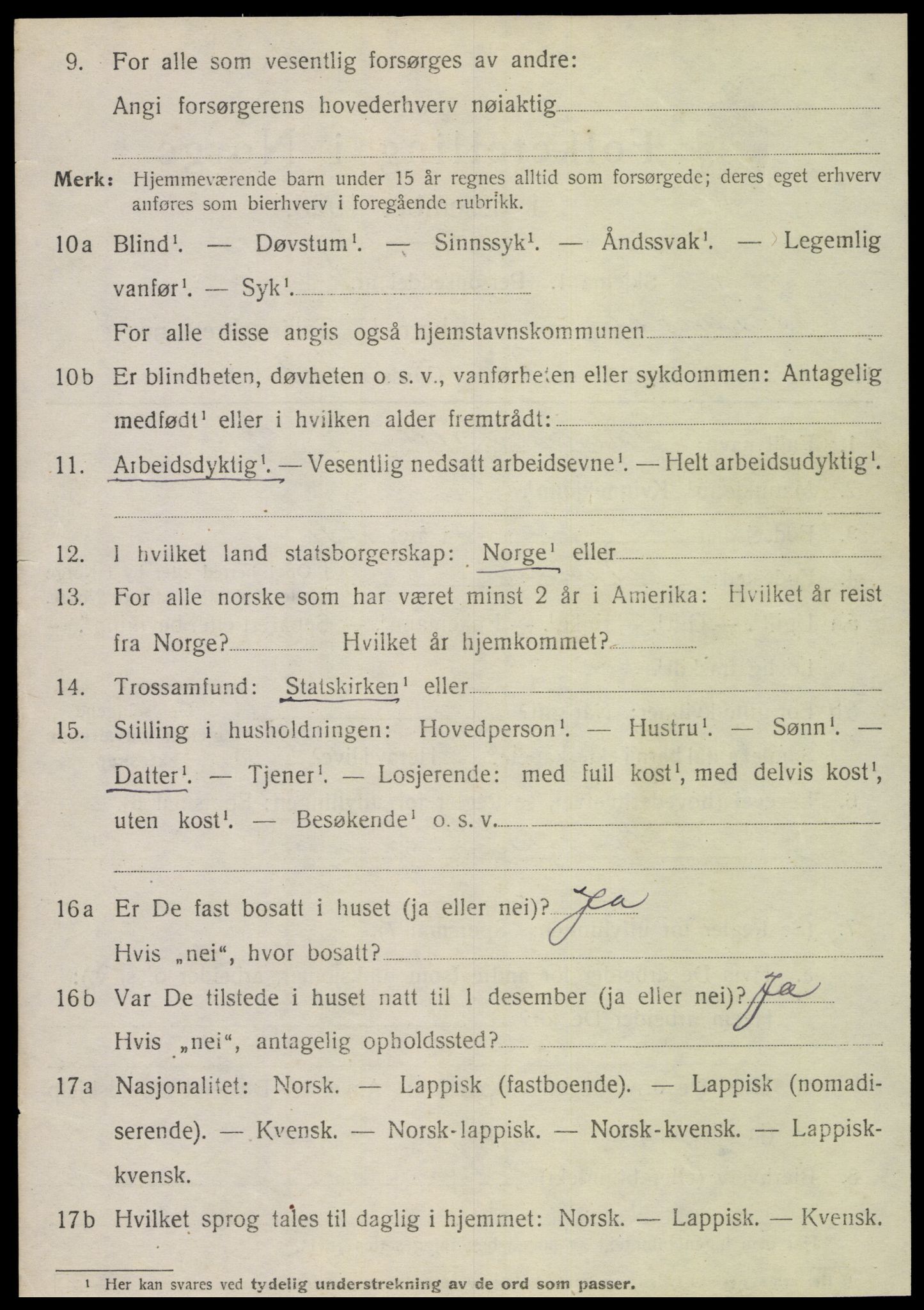 SAT, 1920 census for Bindal, 1920, p. 6350