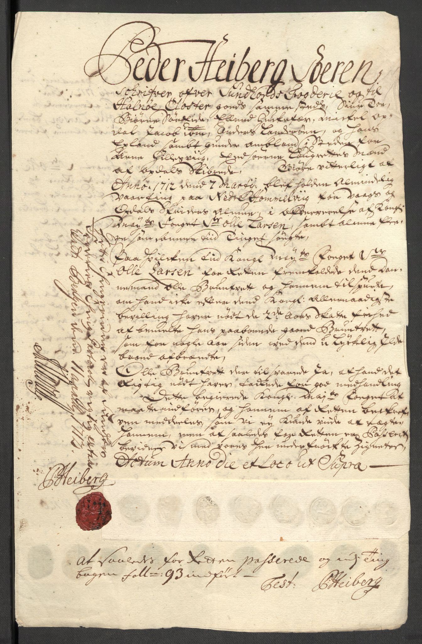 Rentekammeret inntil 1814, Reviderte regnskaper, Fogderegnskap, AV/RA-EA-4092/R48/L2987: Fogderegnskap Sunnhordland og Hardanger, 1711, p. 344