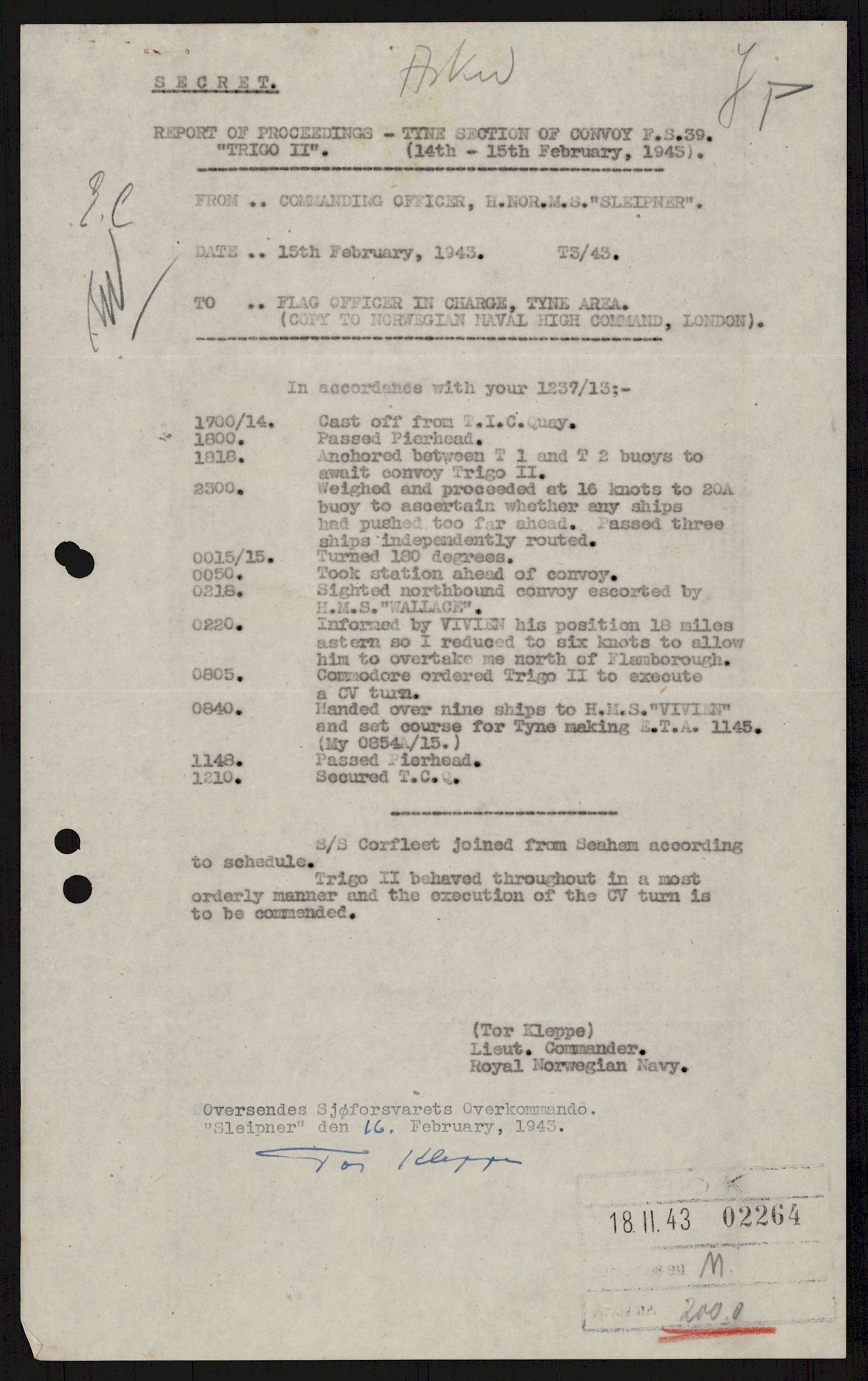 Forsvaret, Sjøforsvarets overkommando, AV/RA-RAFA-2035/D/Dc/L0193: --, 1940-1951, p. 123