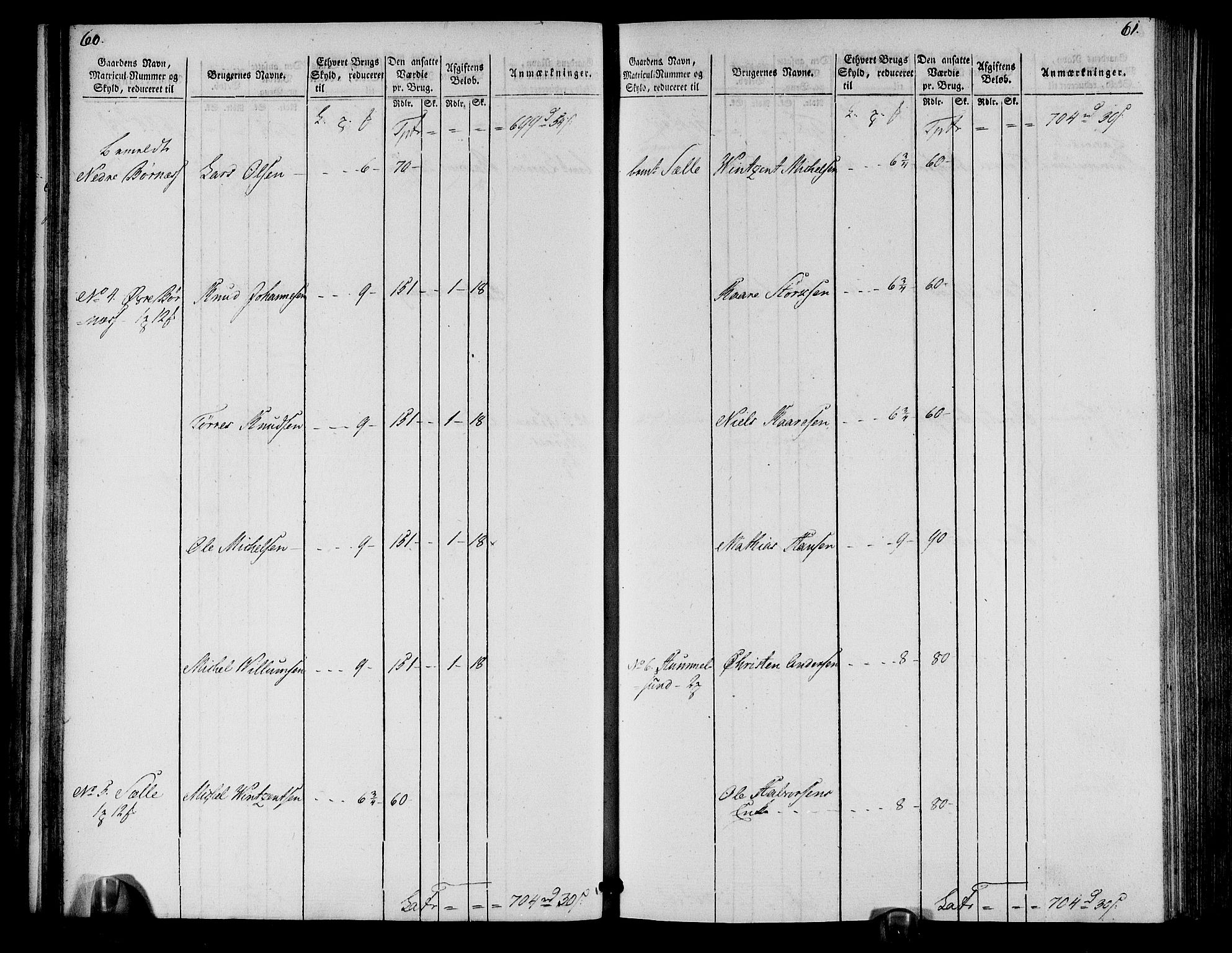 Rentekammeret inntil 1814, Realistisk ordnet avdeling, AV/RA-EA-4070/N/Ne/Nea/L0113: Nordhordland og Voss fogderi. Oppebørselsregister, 1803-1804, p. 34