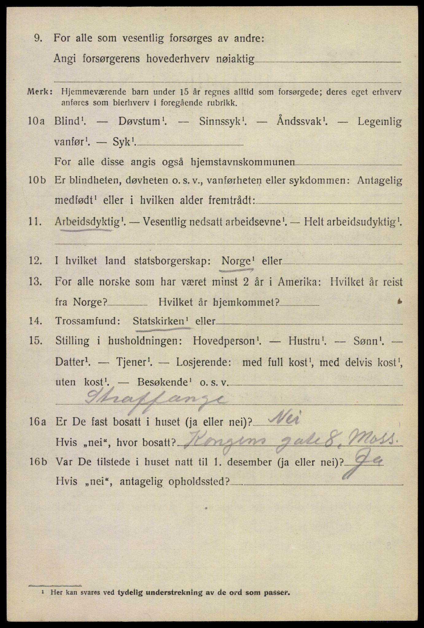 SAKO, 1920 census for Sem, 1920, p. 5256