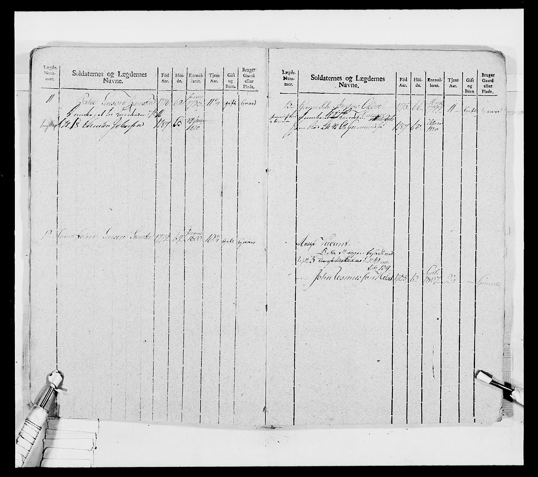 Generalitets- og kommissariatskollegiet, Det kongelige norske kommissariatskollegium, AV/RA-EA-5420/E/Eh/L0031a: Nordafjelske gevorbne infanteriregiment, 1769-1800, p. 378