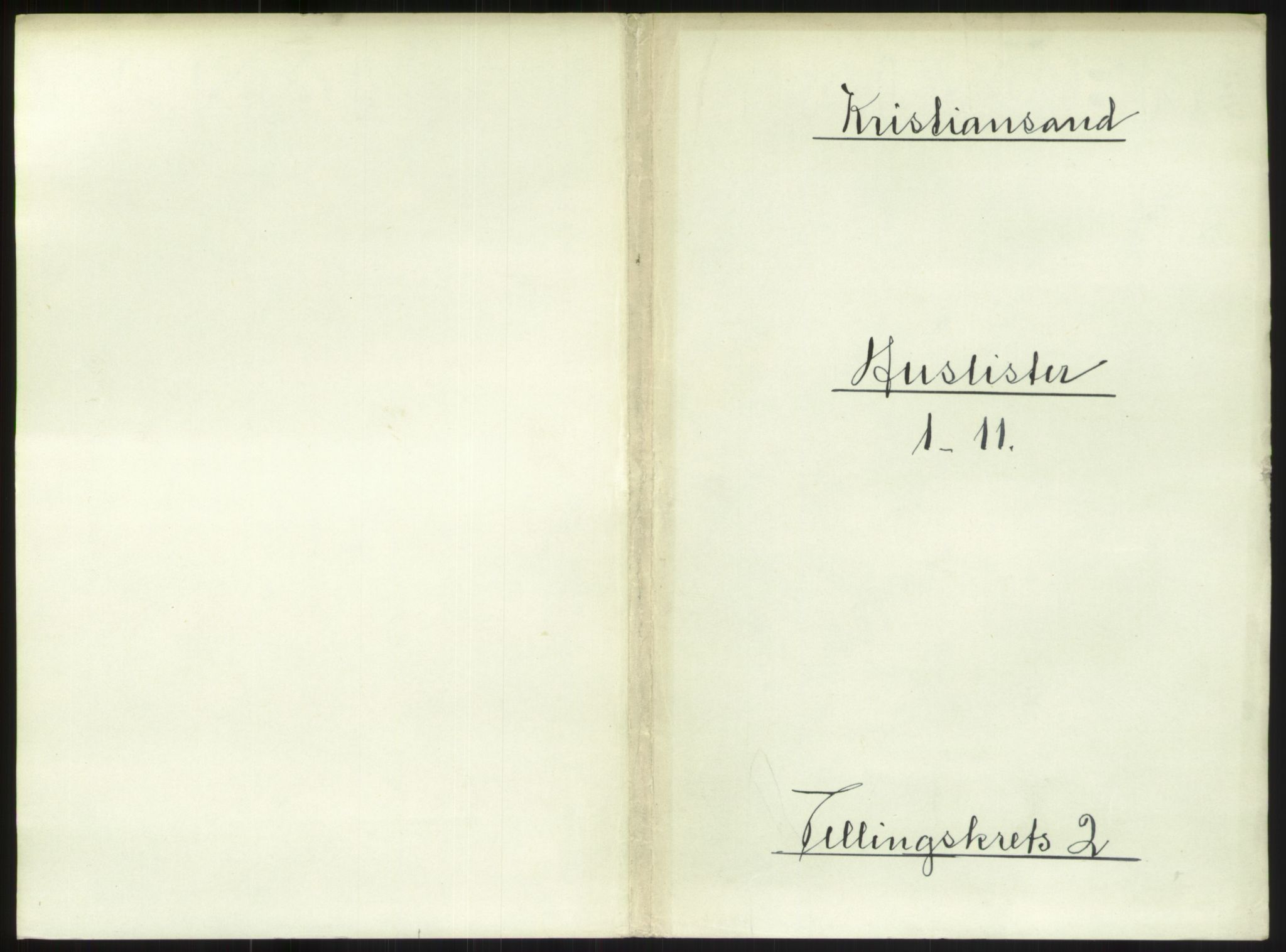 RA, 1891 census for 1001 Kristiansand, 1891, p. 268