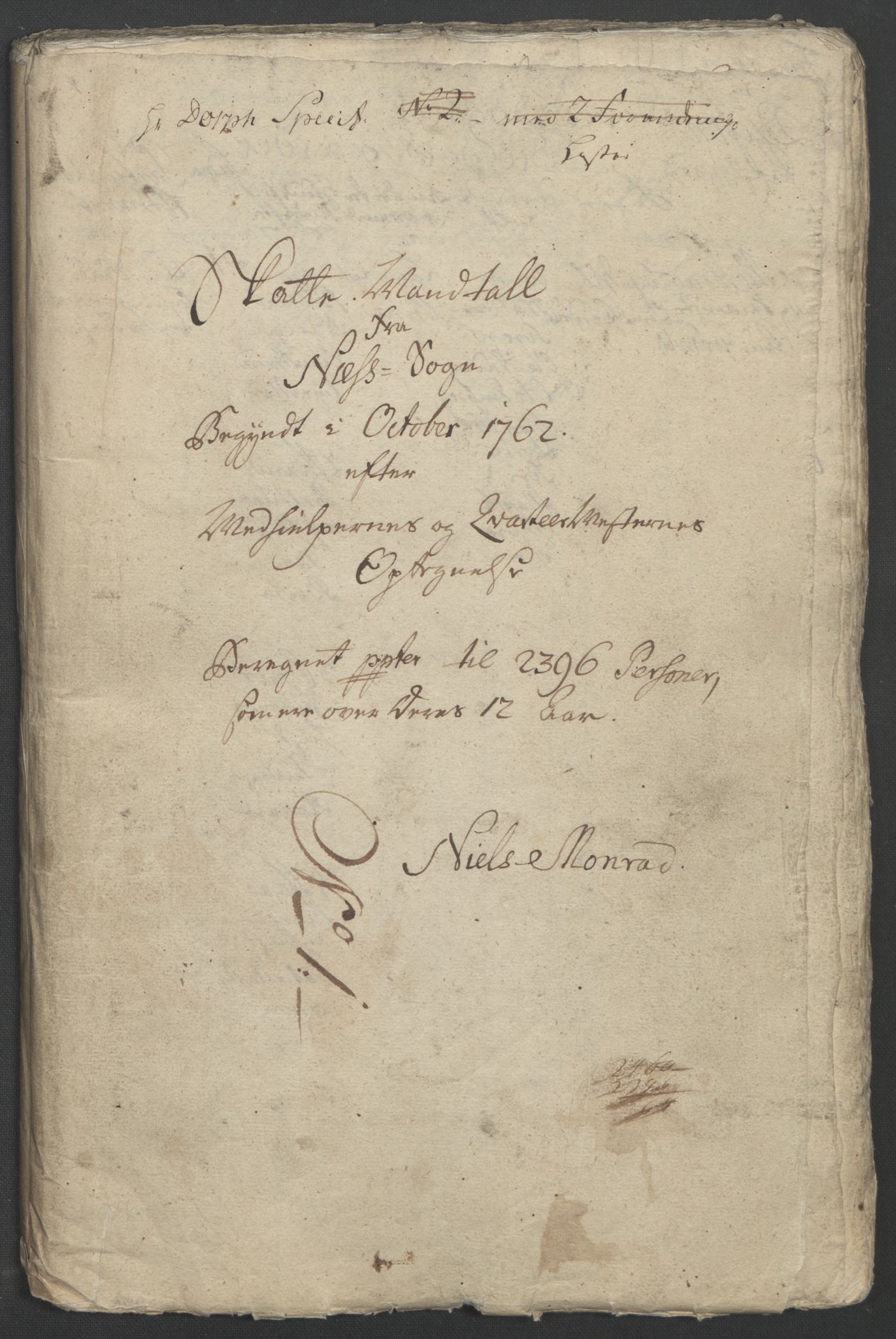 Rentekammeret inntil 1814, Reviderte regnskaper, Fogderegnskap, AV/RA-EA-4092/R12/L0802: Ekstraskatten Øvre Romerike, 1762, p. 19