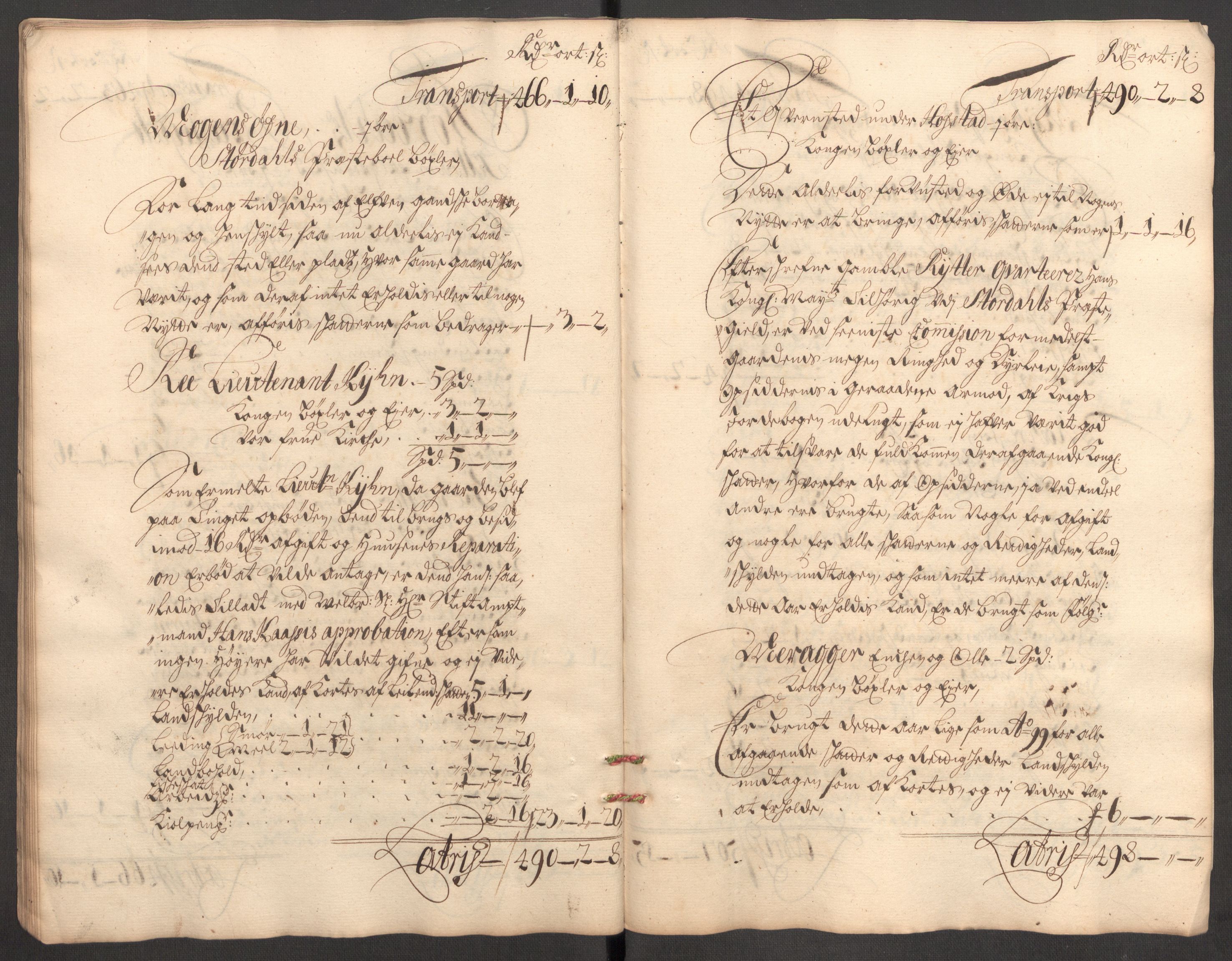 Rentekammeret inntil 1814, Reviderte regnskaper, Fogderegnskap, AV/RA-EA-4092/R62/L4192: Fogderegnskap Stjørdal og Verdal, 1700, p. 308