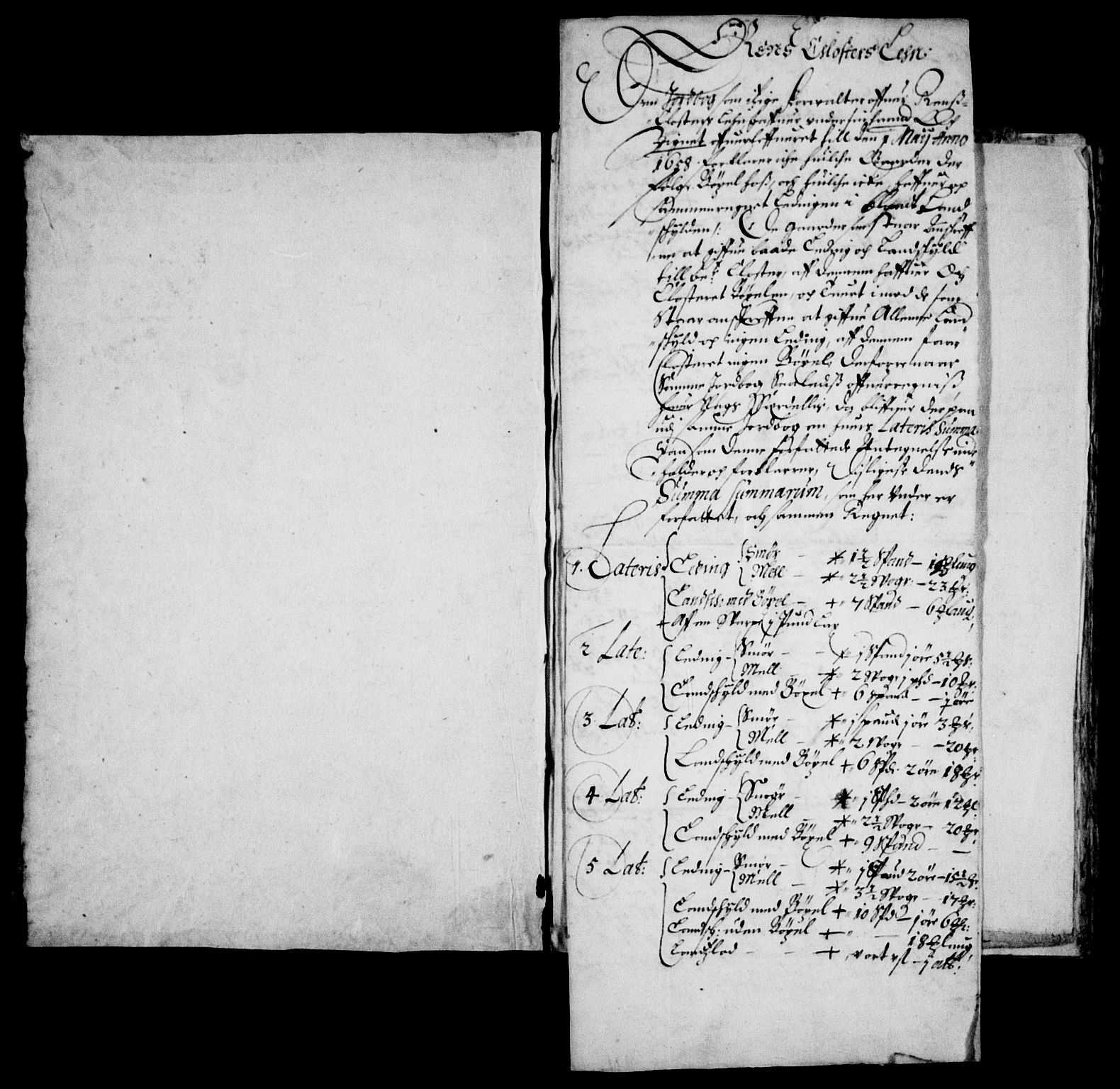 Rentekammeret inntil 1814, Realistisk ordnet avdeling, AV/RA-EA-4070/On/L0006: [Jj 7]: Jordebøker og dokumenter over det sekulariserte kirke- og klostergodset:, 1658-1682, p. 99