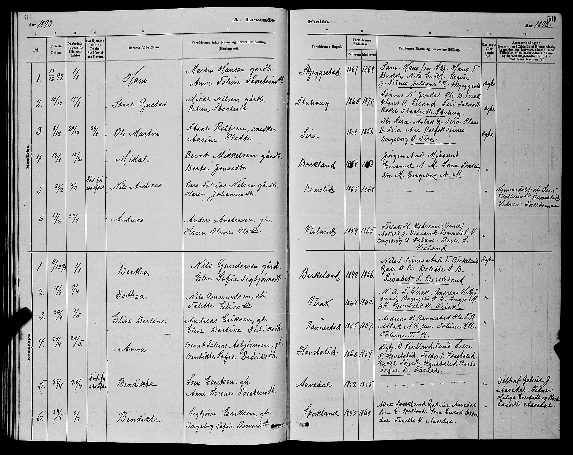 Bakke sokneprestkontor, SAK/1111-0002/F/Fb/Fba/L0002: Parish register (copy) no. B 2, 1879-1893, p. 51