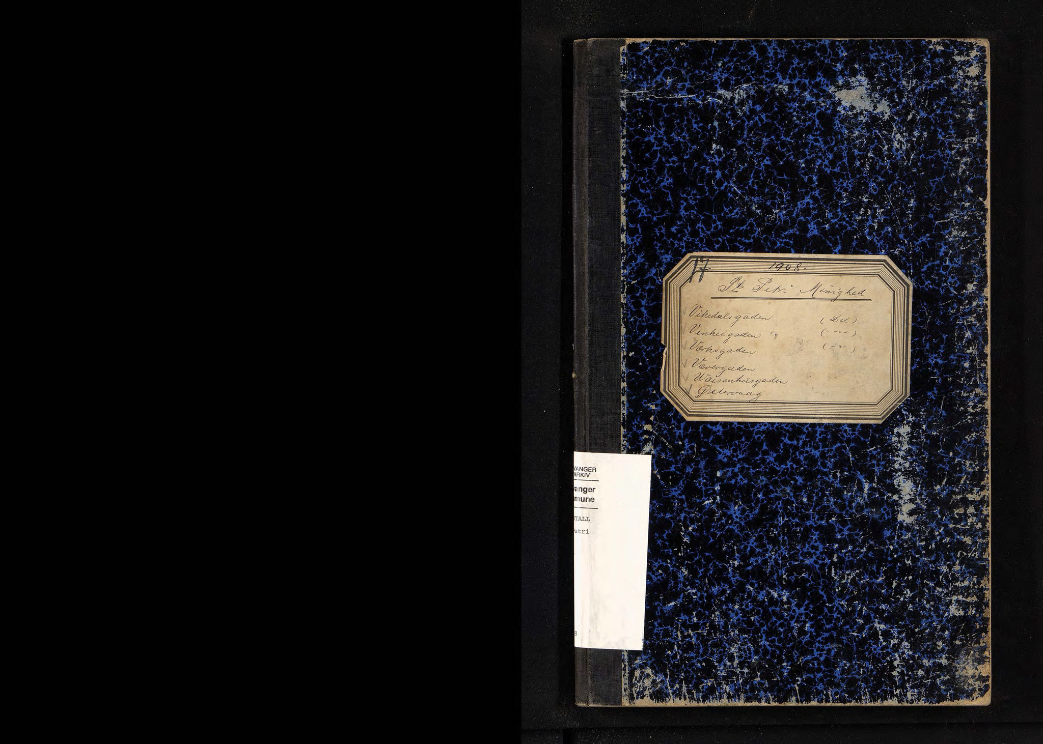 BYST, Ligningsmanntall for Stavanger 1908 - St. Petri Menighed, Vikedalsgaden - Østervaag, 1908