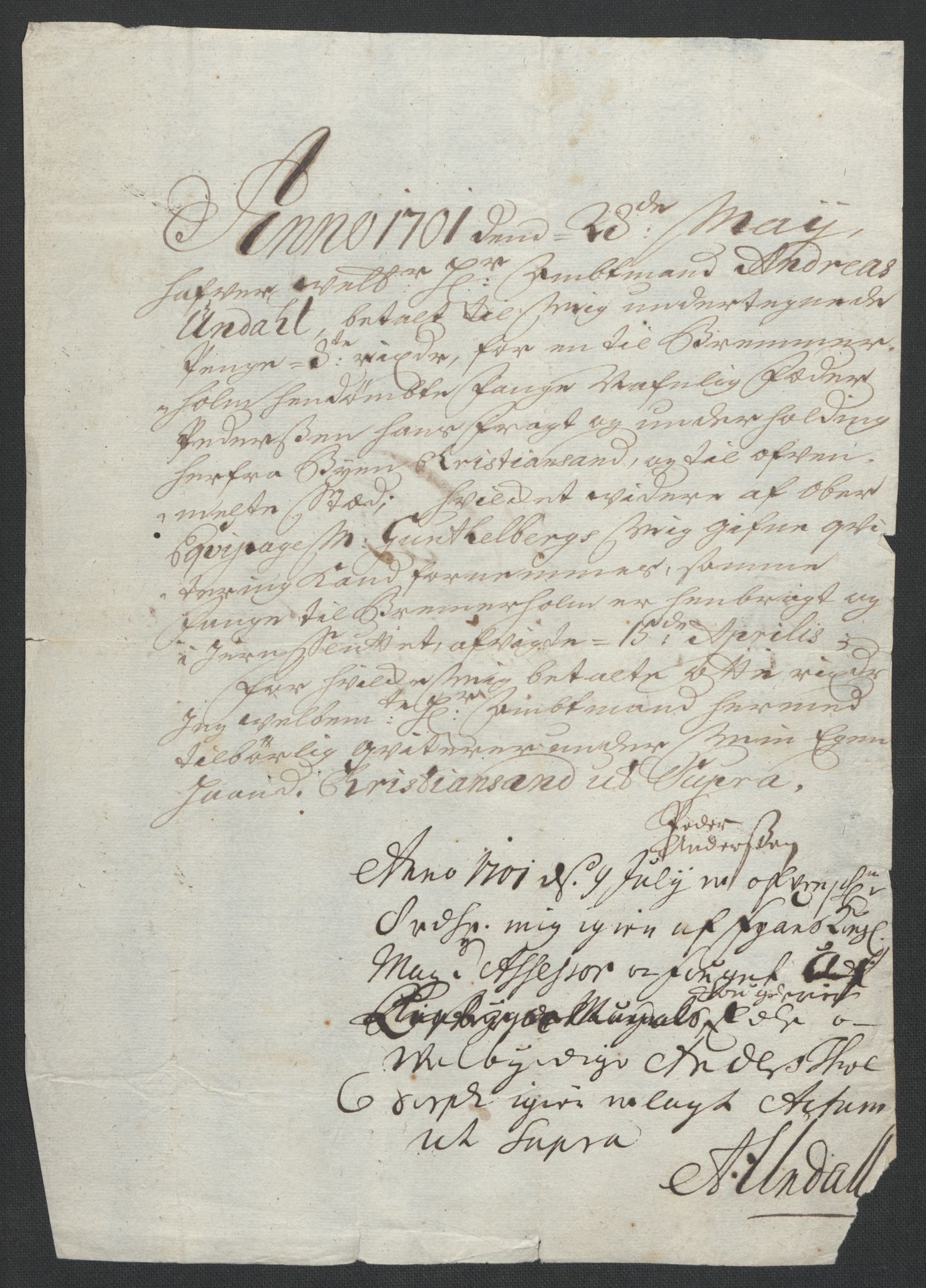 Rentekammeret inntil 1814, Reviderte regnskaper, Fogderegnskap, RA/EA-4092/R43/L2549: Fogderegnskap Lista og Mandal, 1701-1702, p. 207