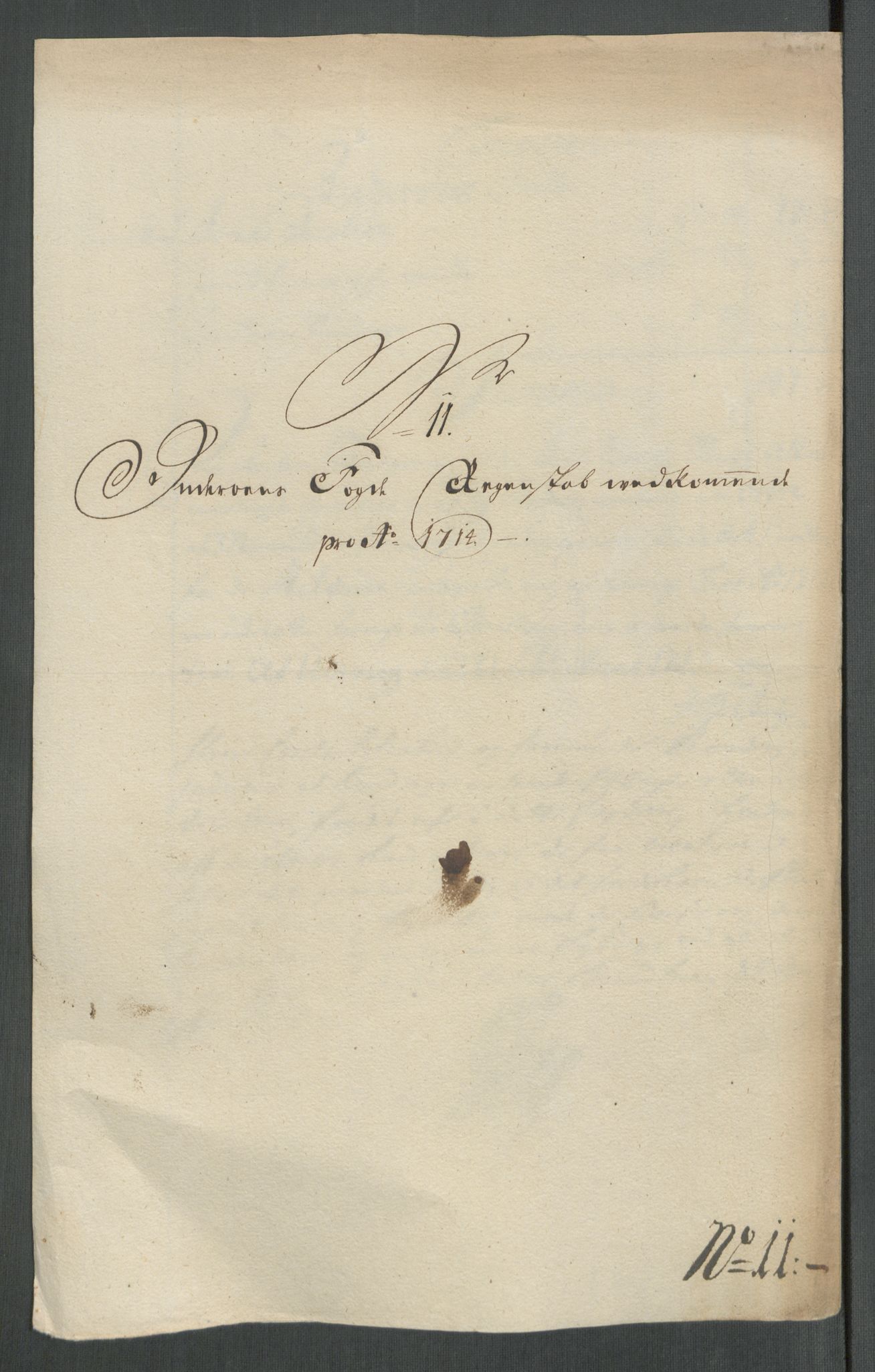 Rentekammeret inntil 1814, Reviderte regnskaper, Fogderegnskap, AV/RA-EA-4092/R63/L4322: Fogderegnskap Inderøy, 1714, p. 206