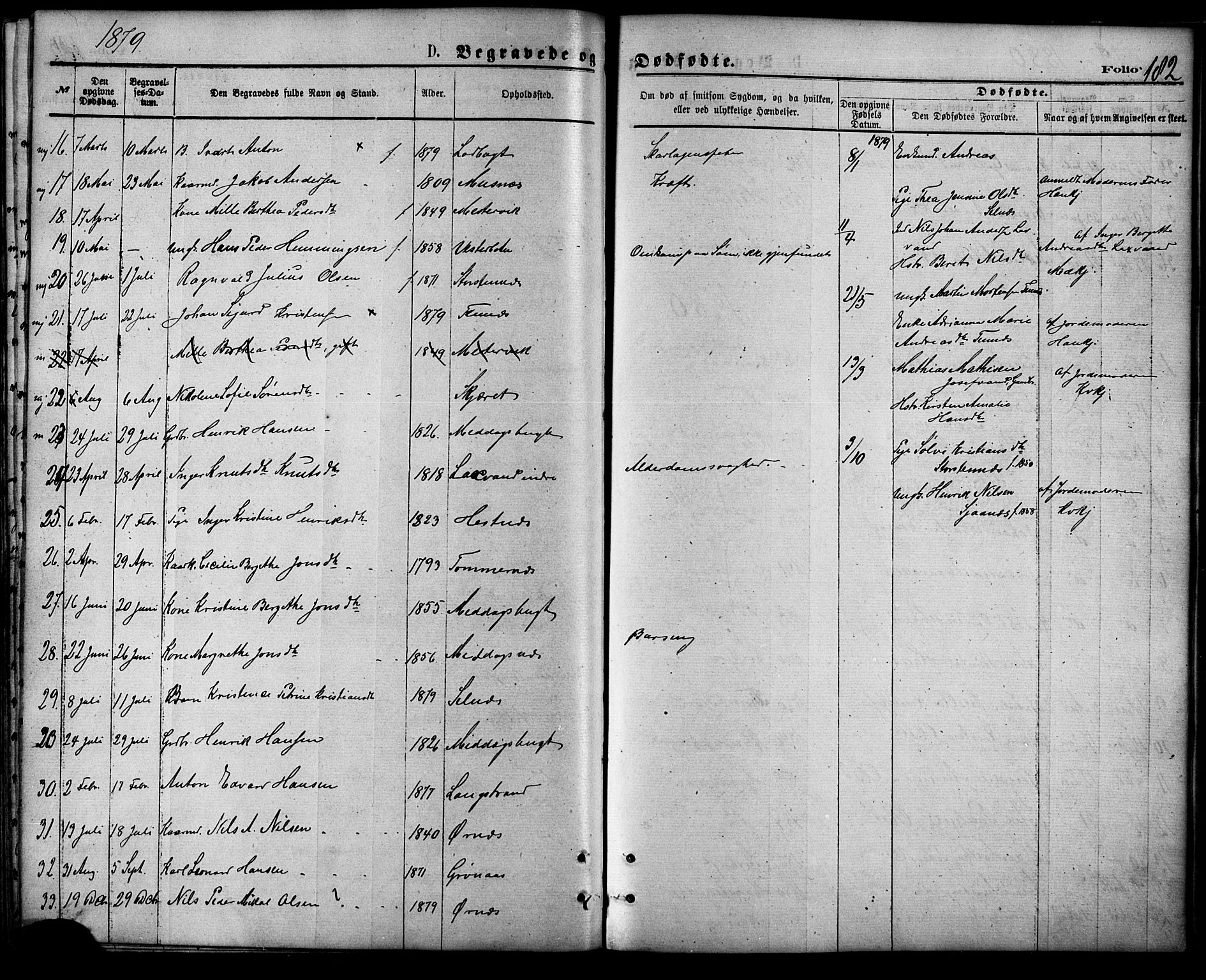 Balsfjord sokneprestembete, SATØ/S-1303/G/Ga/L0004kirke: Parish register (official) no. 4, 1871-1883, p. 182