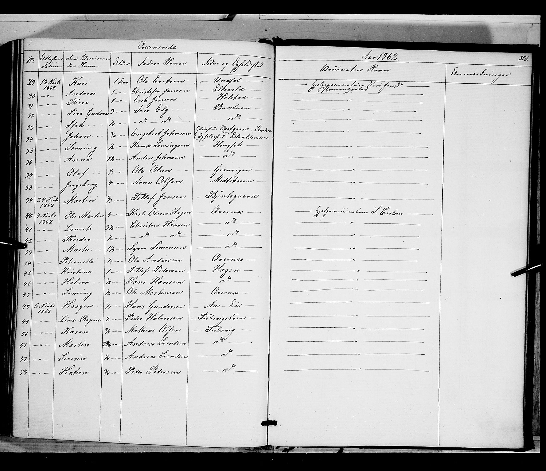 Rendalen prestekontor, AV/SAH-PREST-054/H/Ha/Haa/L0005: Parish register (official) no. 5, 1853-1866, p. 356