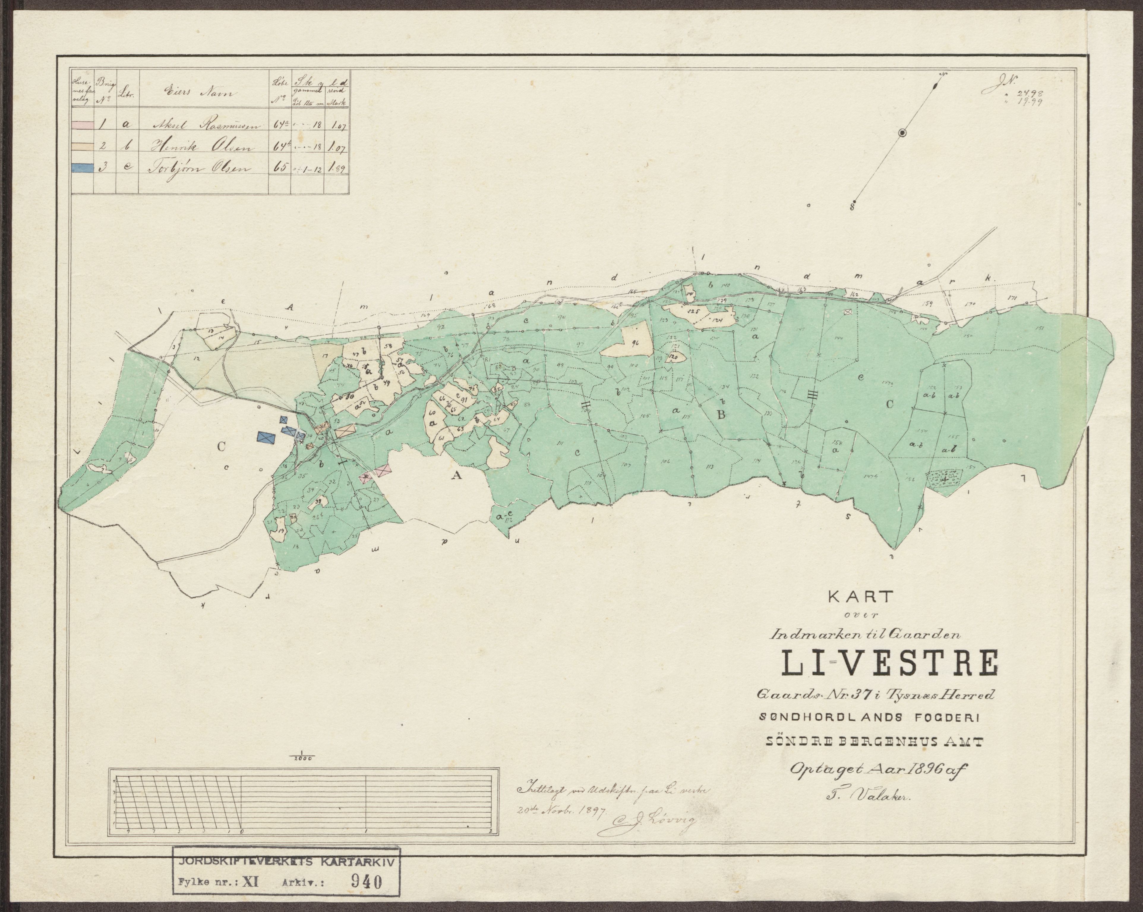 Jordskifteverkets kartarkiv, AV/RA-S-3929/T, 1859-1988, p. 1085