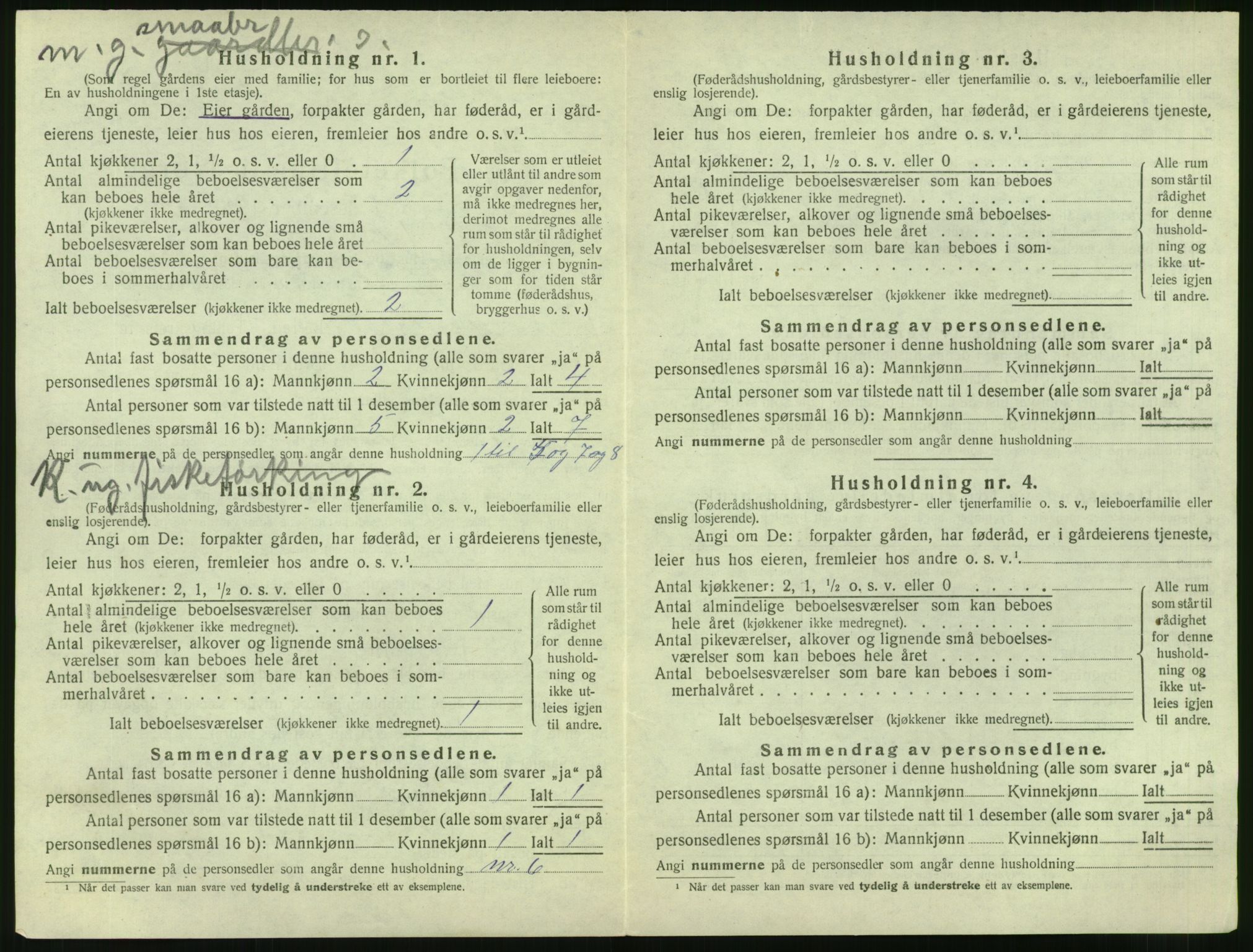 SAT, 1920 census for Sykkylven, 1920, p. 906