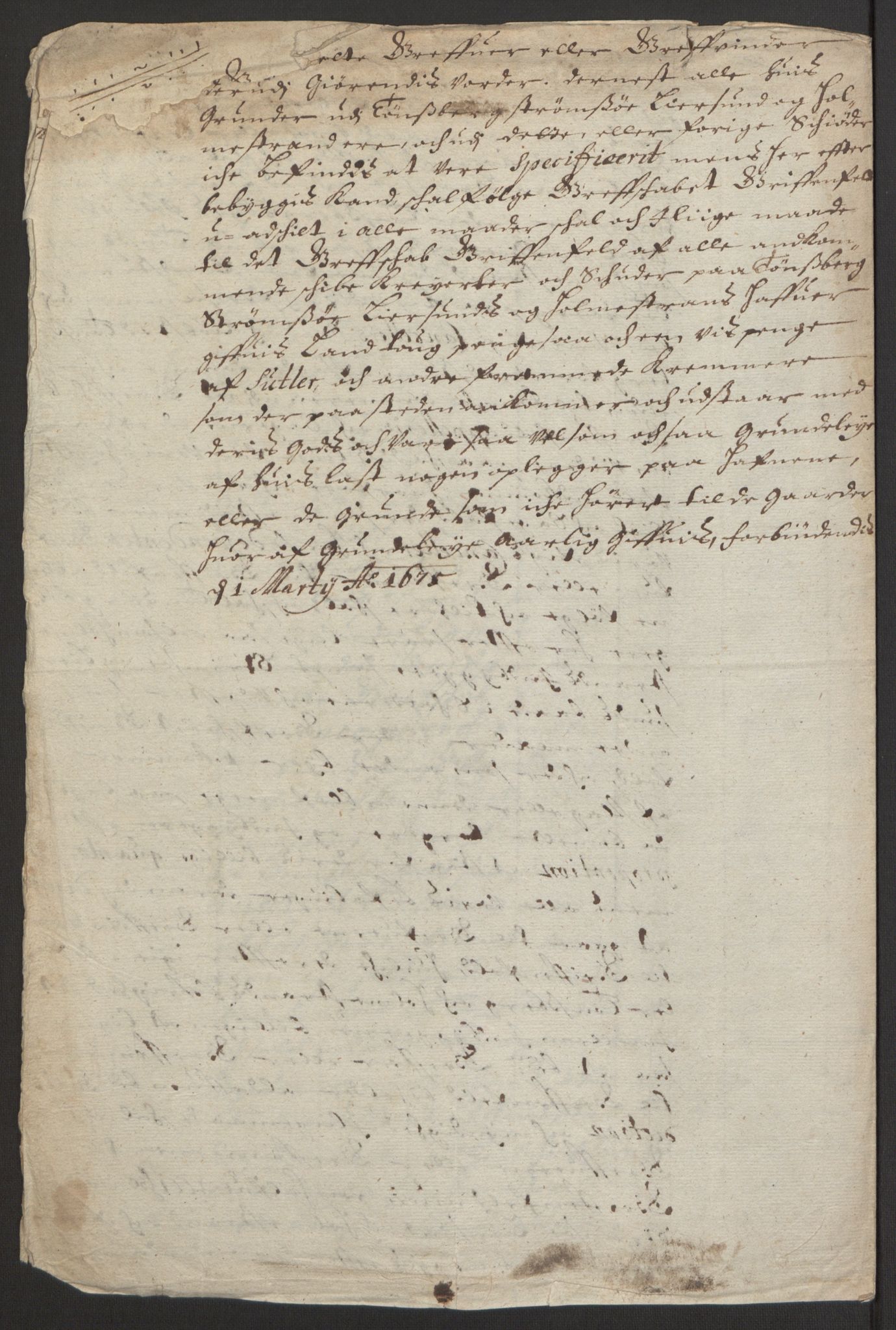 Rentekammeret inntil 1814, Reviderte regnskaper, Fogderegnskap, RA/EA-4092/R32/L1844: Fogderegnskap Jarlsberg grevskap, 1674-1675, p. 378
