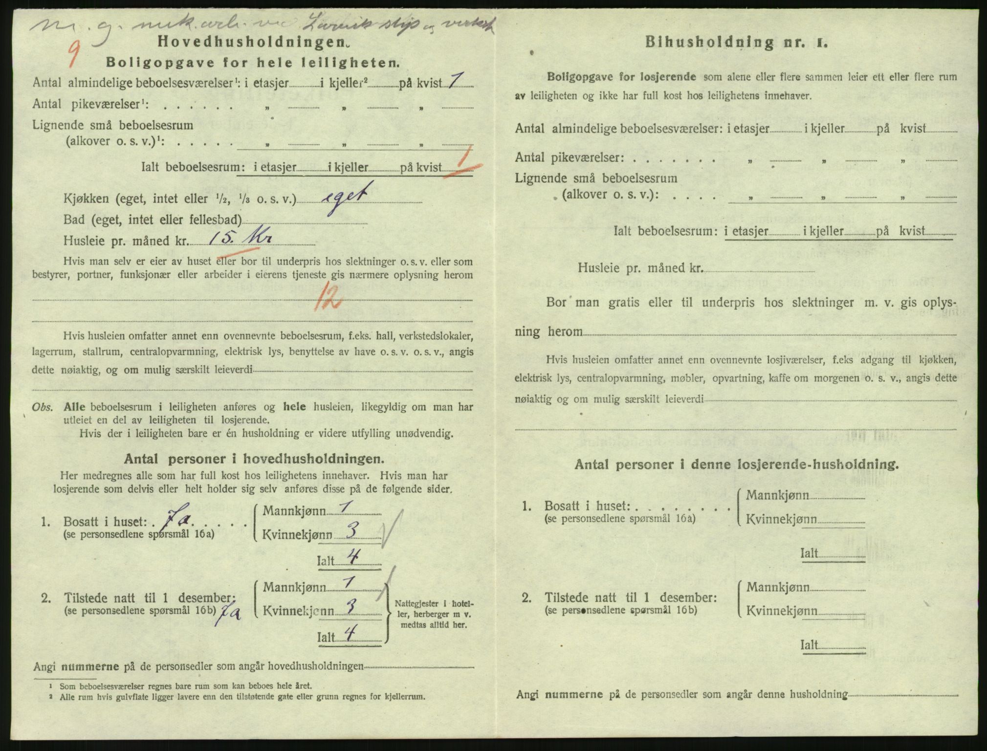 SAKO, 1920 census for Larvik, 1920, p. 3109