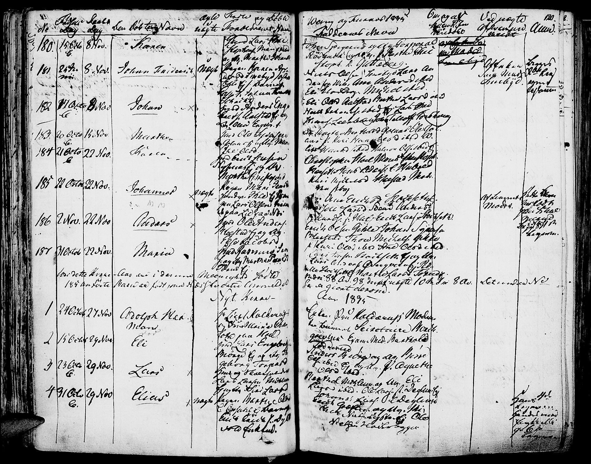 Vang prestekontor, Hedmark, AV/SAH-PREST-008/H/Ha/Haa/L0009: Parish register (official) no. 9, 1826-1841, p. 120