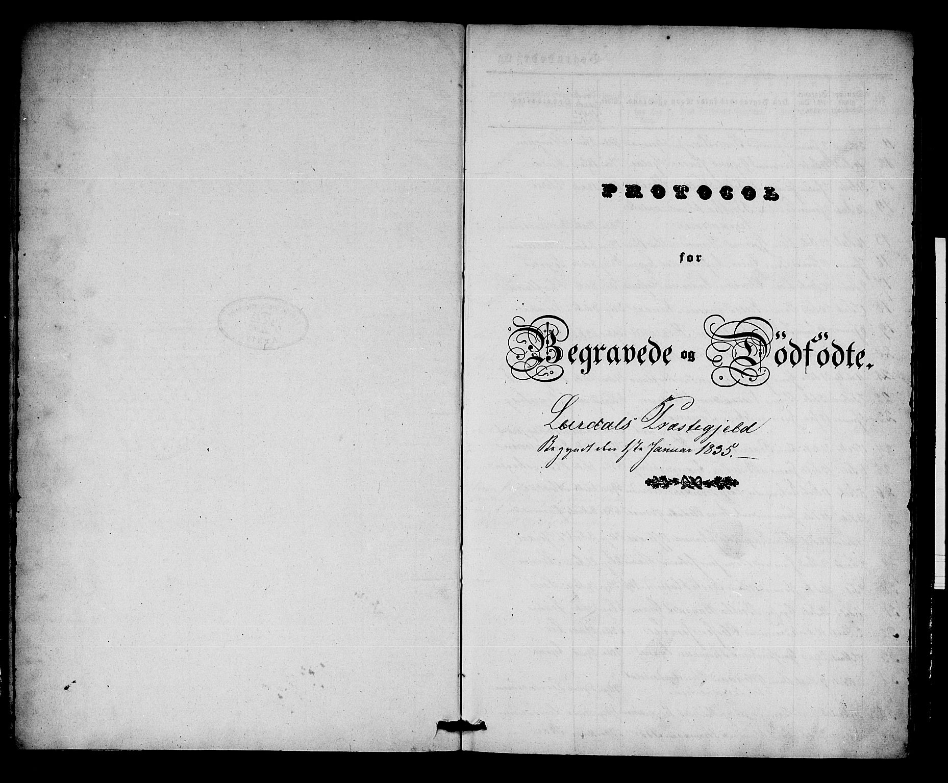 Lærdal sokneprestembete, SAB/A-81201: Parish register (official) no. A 9, 1835-1857