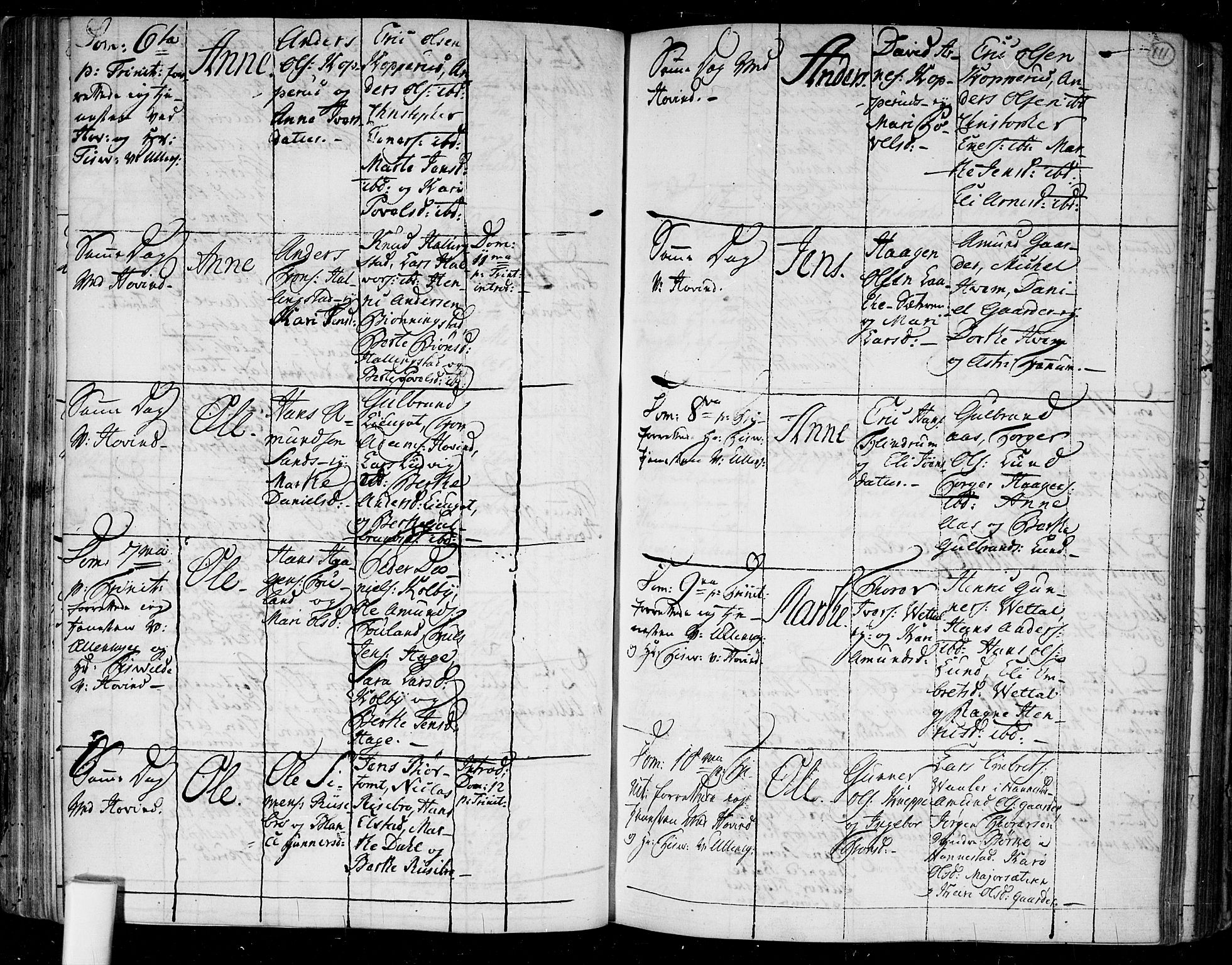 Ullensaker prestekontor Kirkebøker, AV/SAO-A-10236a/F/Fa/L0006: Parish register (official) no. I 6, 1762-1785, p. 111