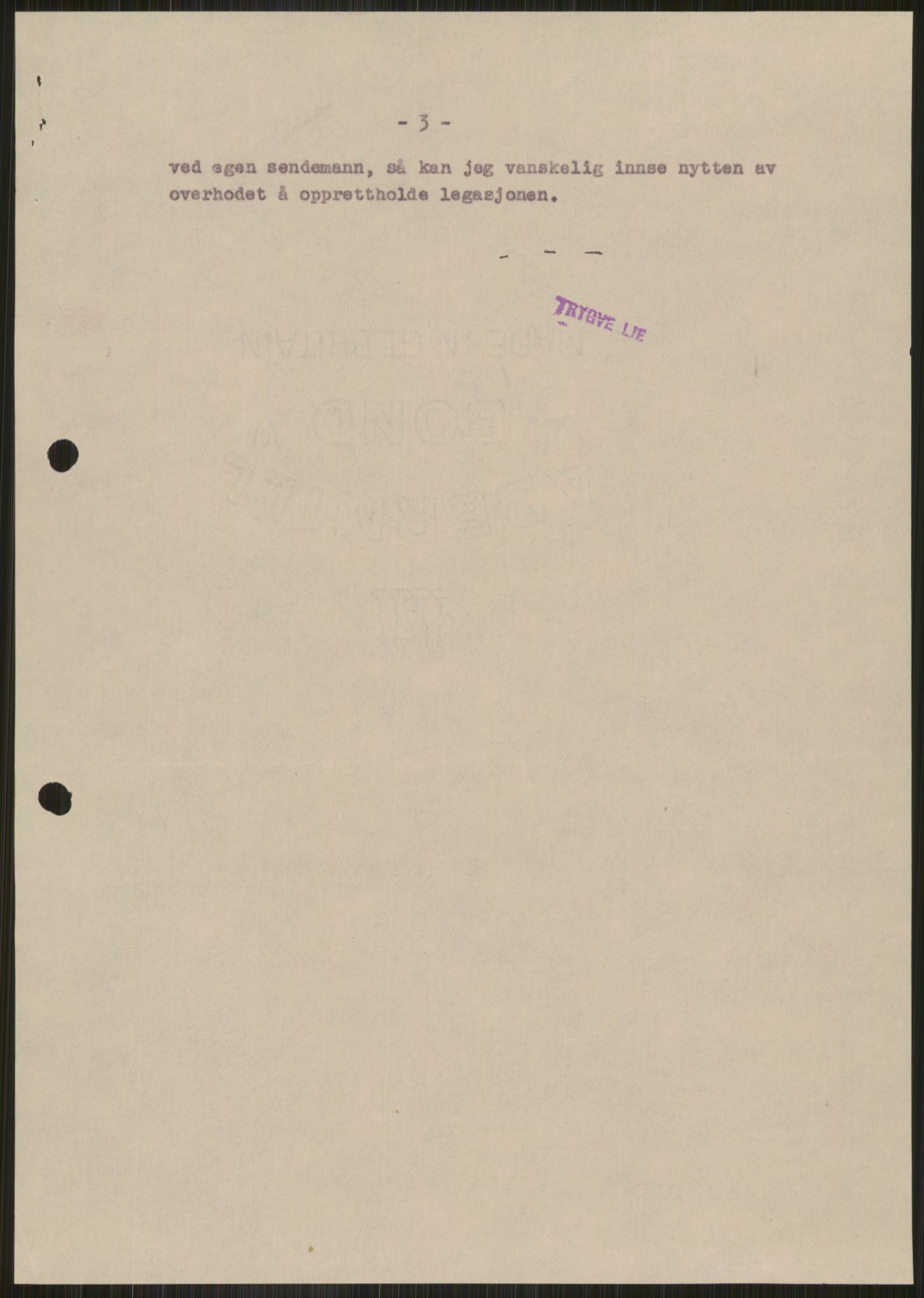 Lie, Trygve, AV/RA-PA-1407/D/L0005: Blandet korrespondanse., 1941-1945, p. 535