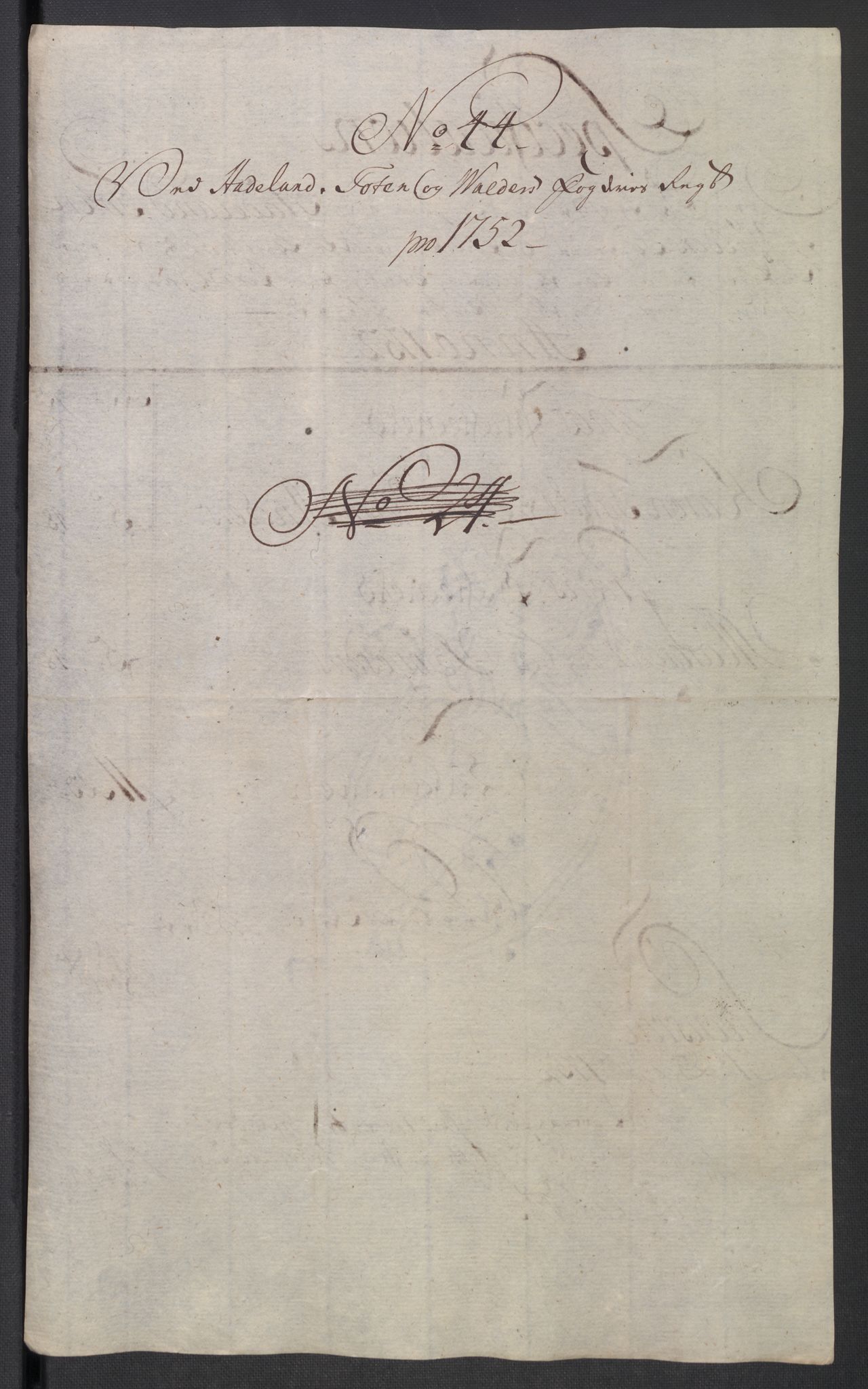 Rentekammeret inntil 1814, Reviderte regnskaper, Fogderegnskap, AV/RA-EA-4092/R18/L1349: Fogderegnskap Hadeland, Toten og Valdres, 1752-1753, p. 198