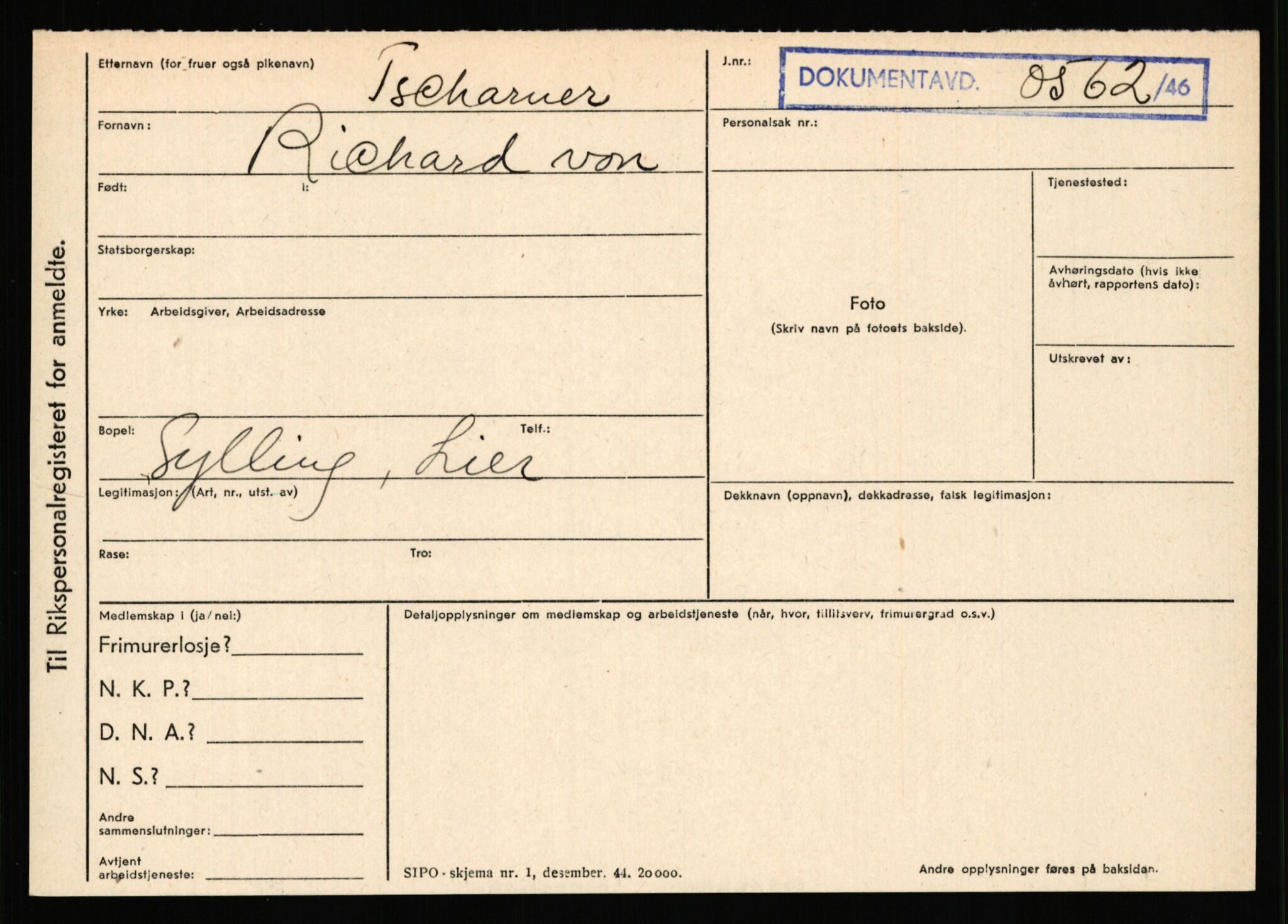 Statspolitiet - Hovedkontoret / Osloavdelingen, AV/RA-S-1329/C/Ca/L0015: Svea - Tøsse, 1943-1945, p. 4120