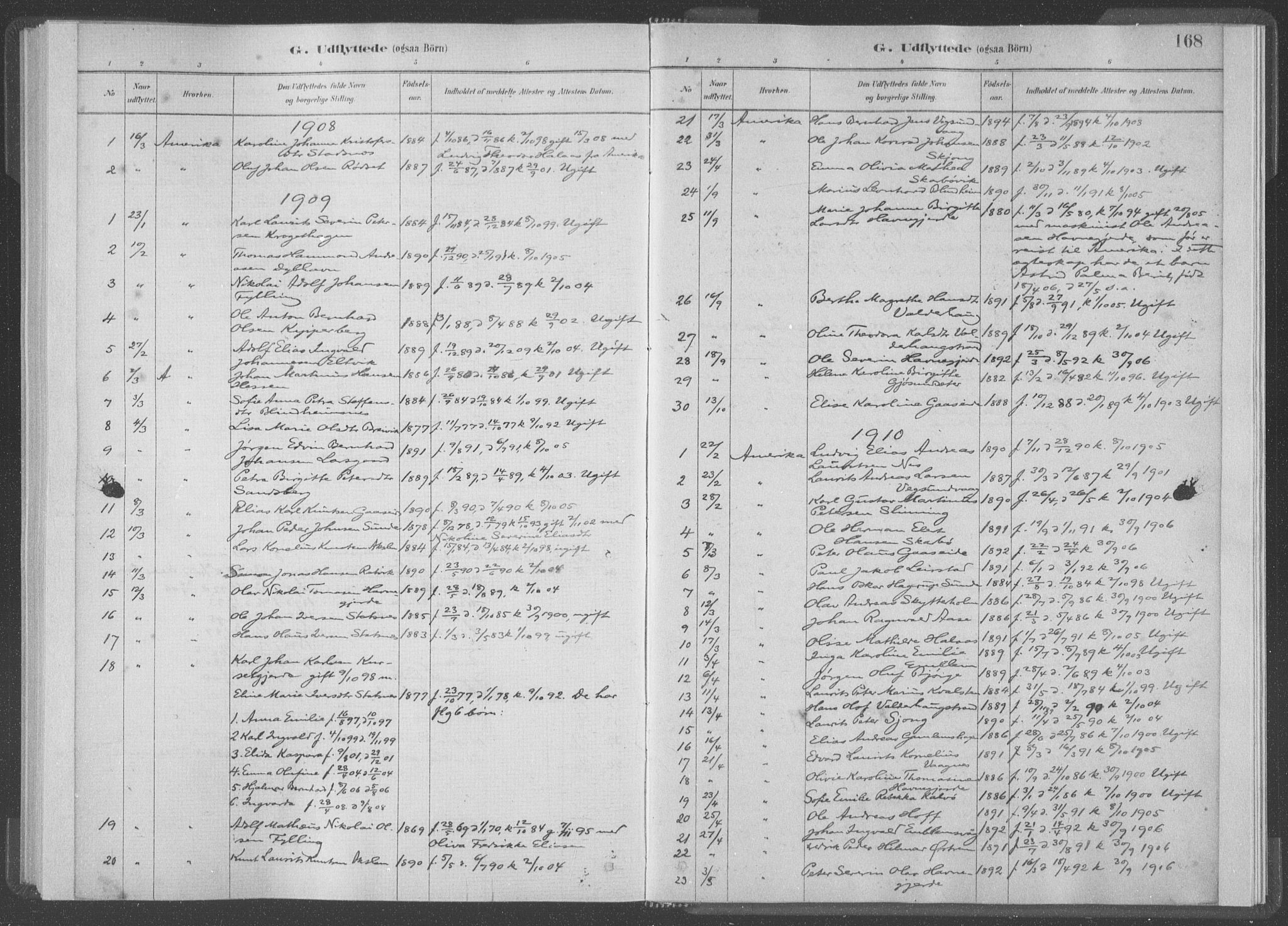 Ministerialprotokoller, klokkerbøker og fødselsregistre - Møre og Romsdal, AV/SAT-A-1454/528/L0403: Parish register (official) no. 528A13I, 1880-1947, p. 168