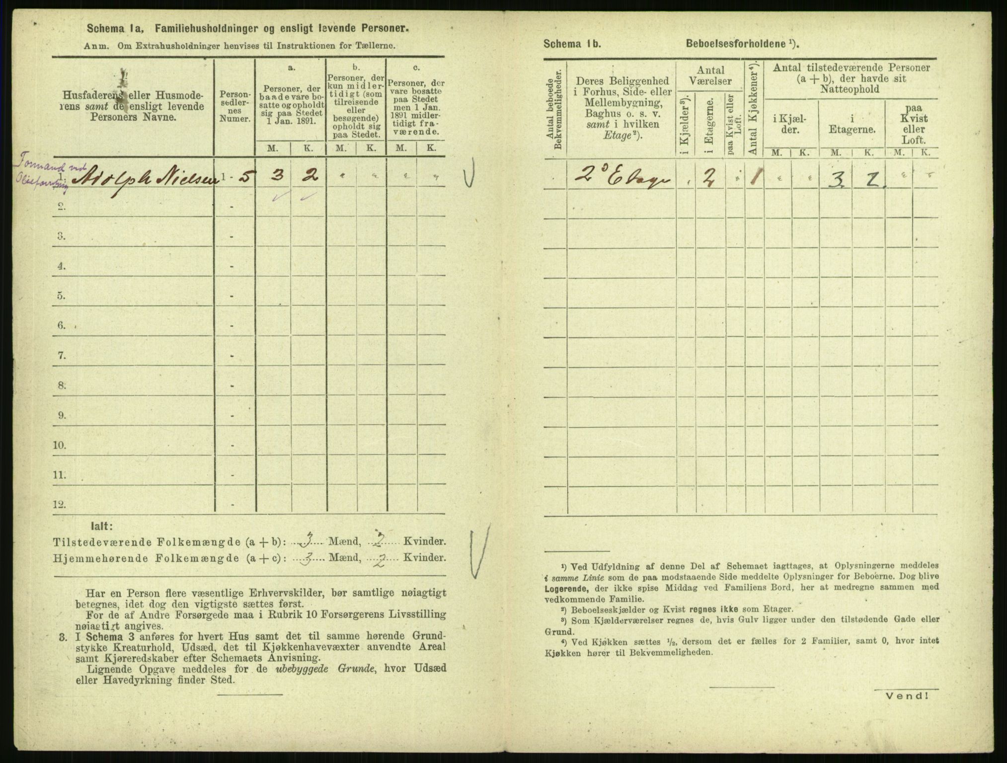 RA, 1891 census for 0301 Kristiania, 1891, p. 545