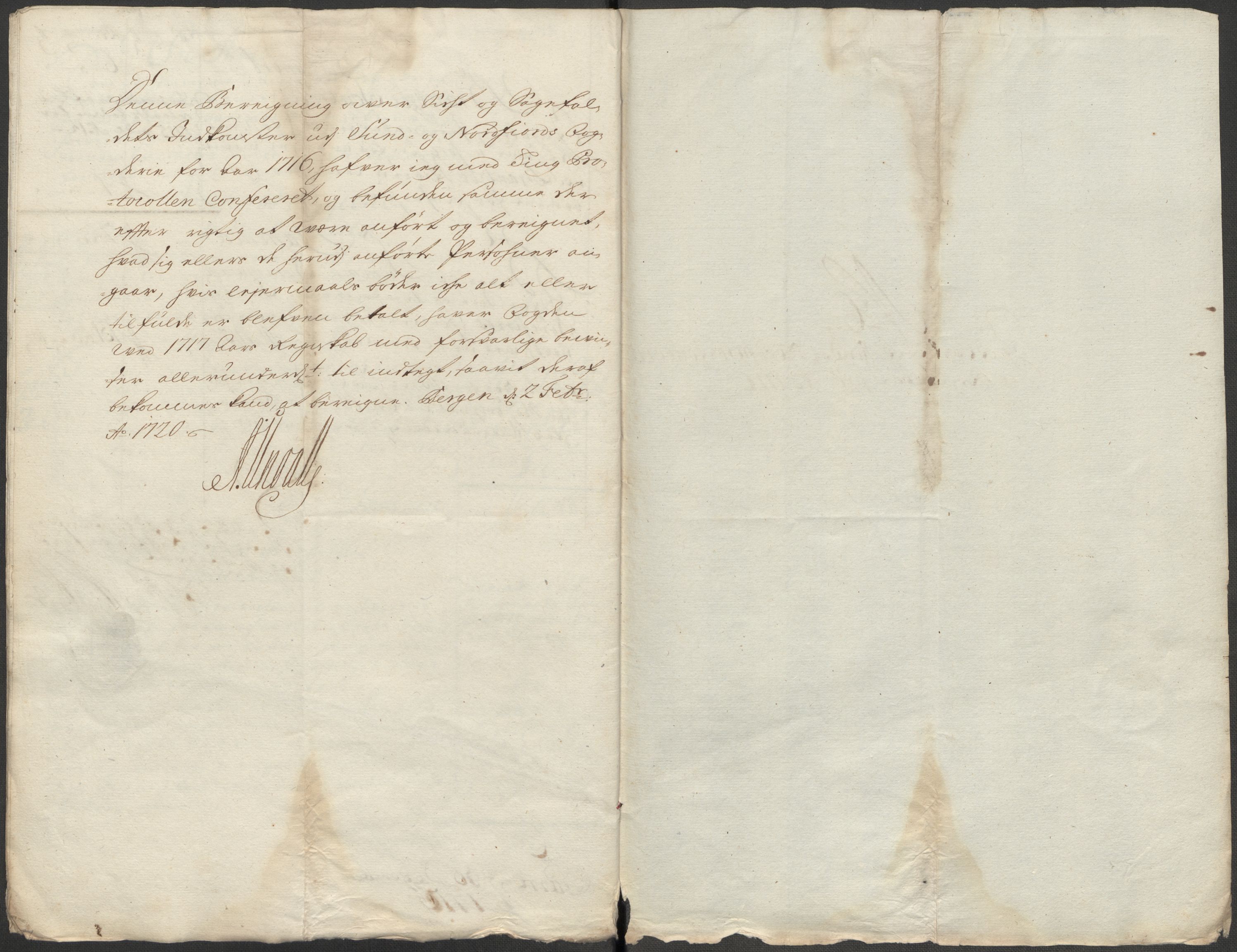 Rentekammeret inntil 1814, Reviderte regnskaper, Fogderegnskap, RA/EA-4092/R53/L3440: Fogderegnskap Sunn- og Nordfjord, 1716, p. 62