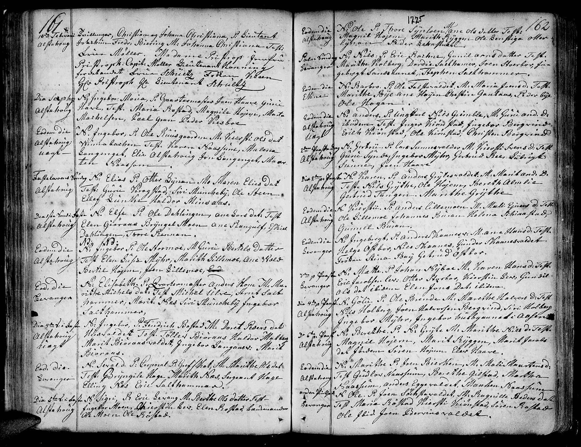 Ministerialprotokoller, klokkerbøker og fødselsregistre - Nord-Trøndelag, SAT/A-1458/717/L0141: Parish register (official) no. 717A01, 1747-1803, p. 161-162