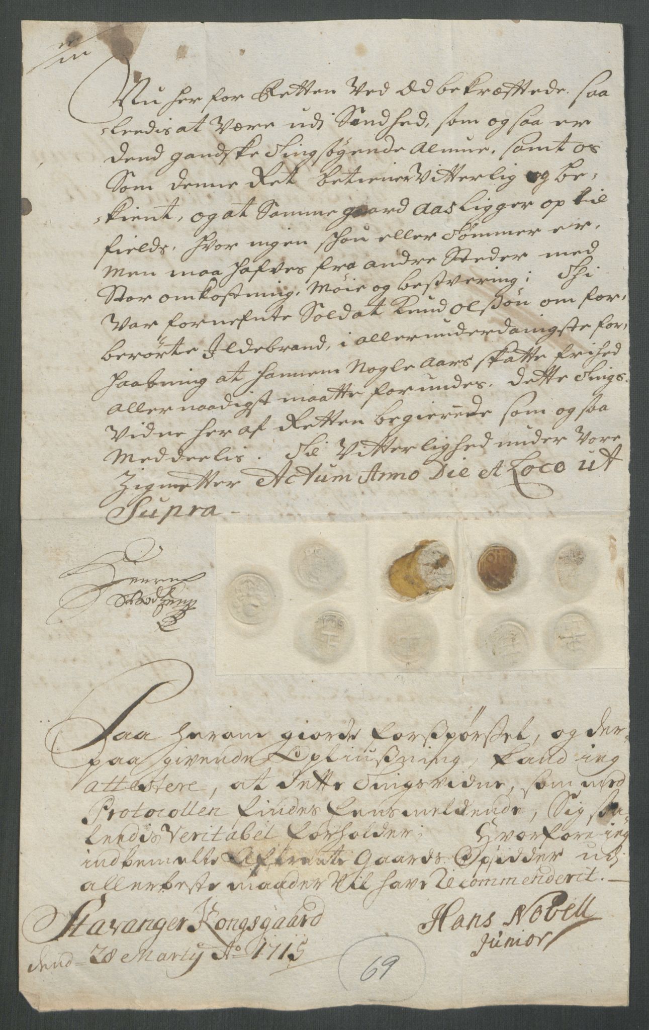 Rentekammeret inntil 1814, Reviderte regnskaper, Fogderegnskap, AV/RA-EA-4092/R47/L2868: Fogderegnskap Ryfylke, 1715, p. 373