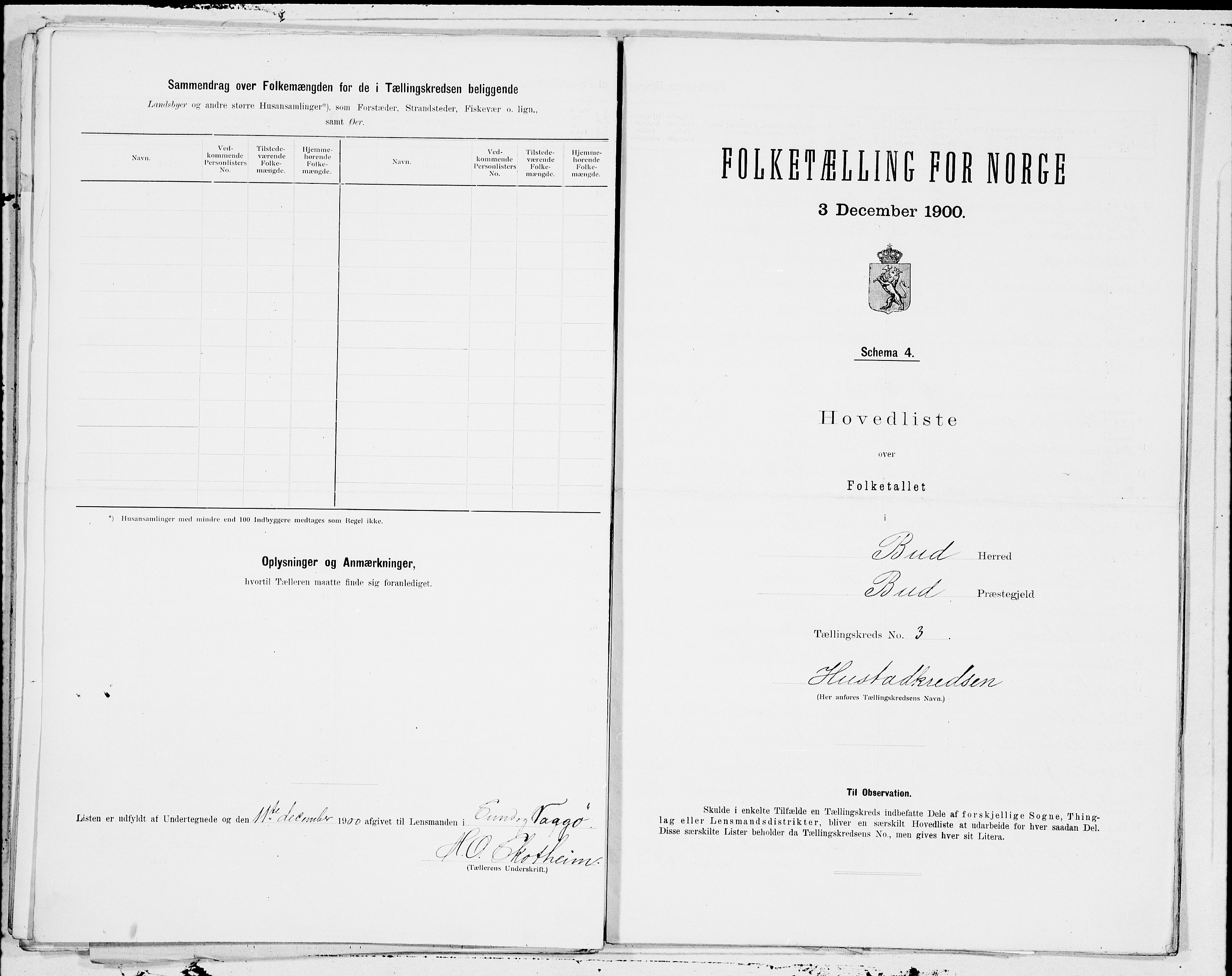 SAT, 1900 census for Bud, 1900, p. 10