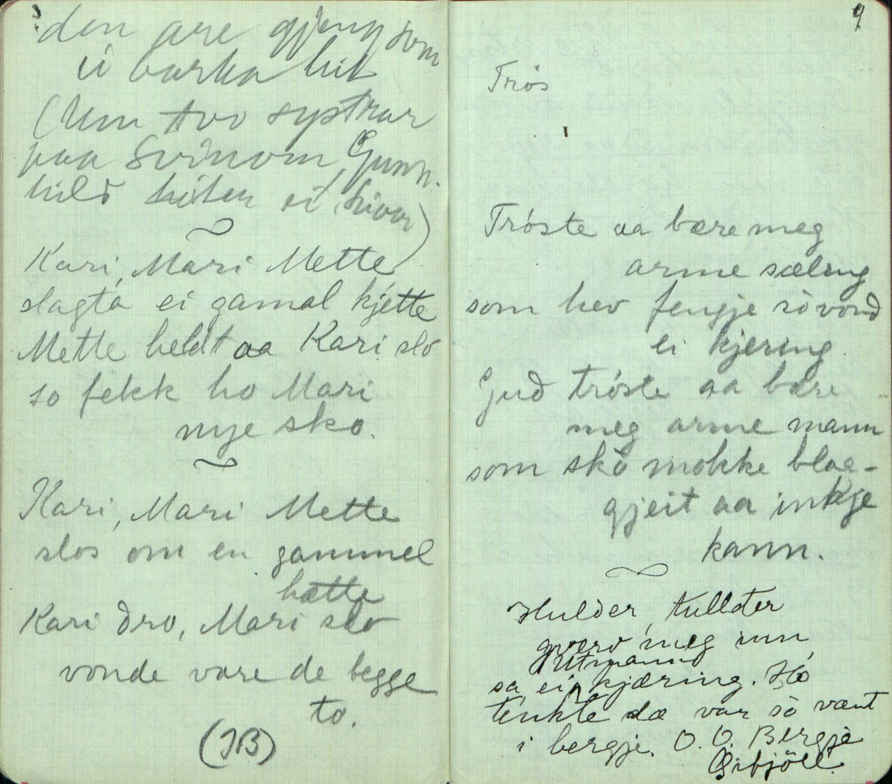 Rikard Berge, TEMU/TGM-A-1003/F/L0005/0040: 160-200 / 198 Leikar og regler, 1913, p. 8-9