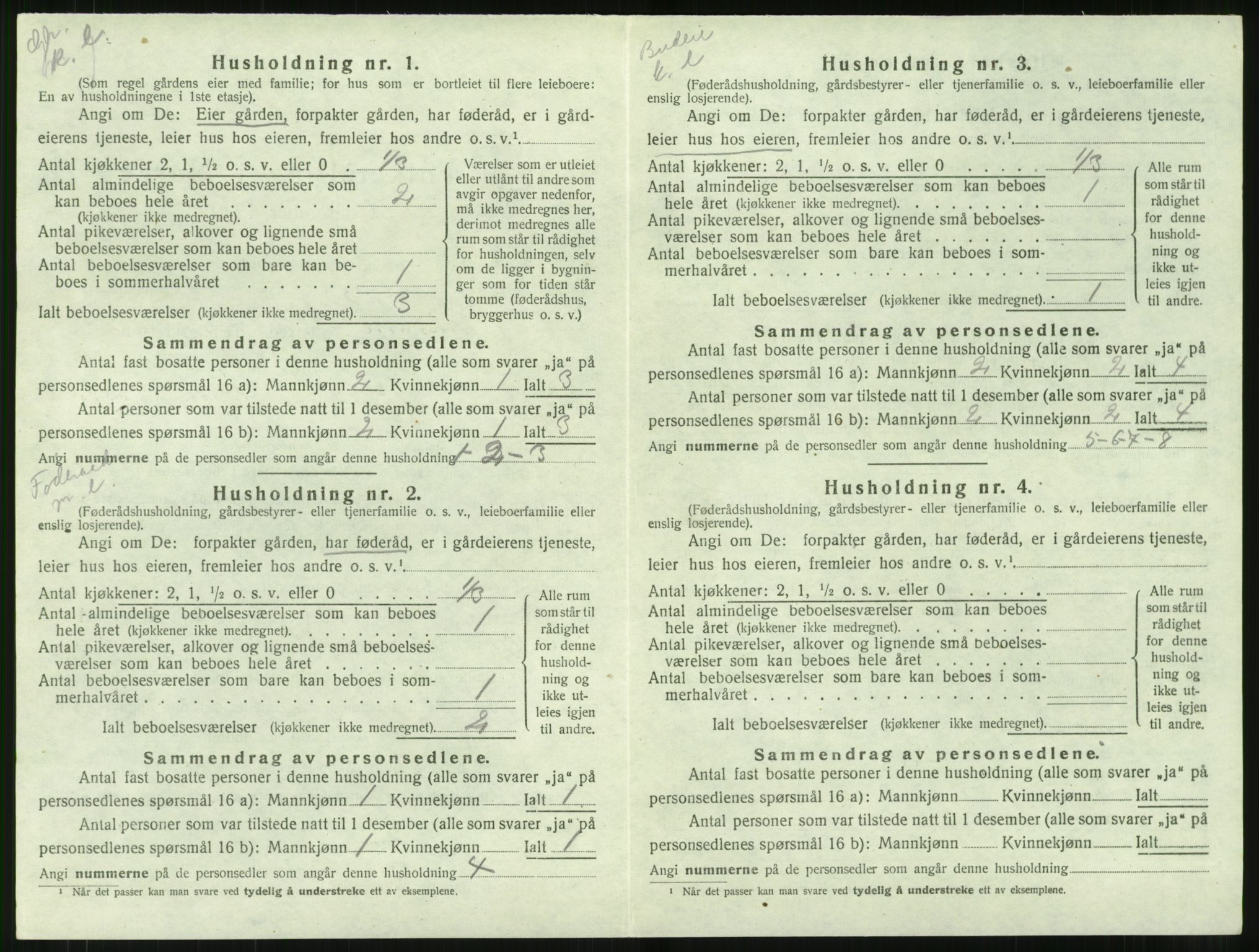 SAT, 1920 census for Haram, 1920, p. 810