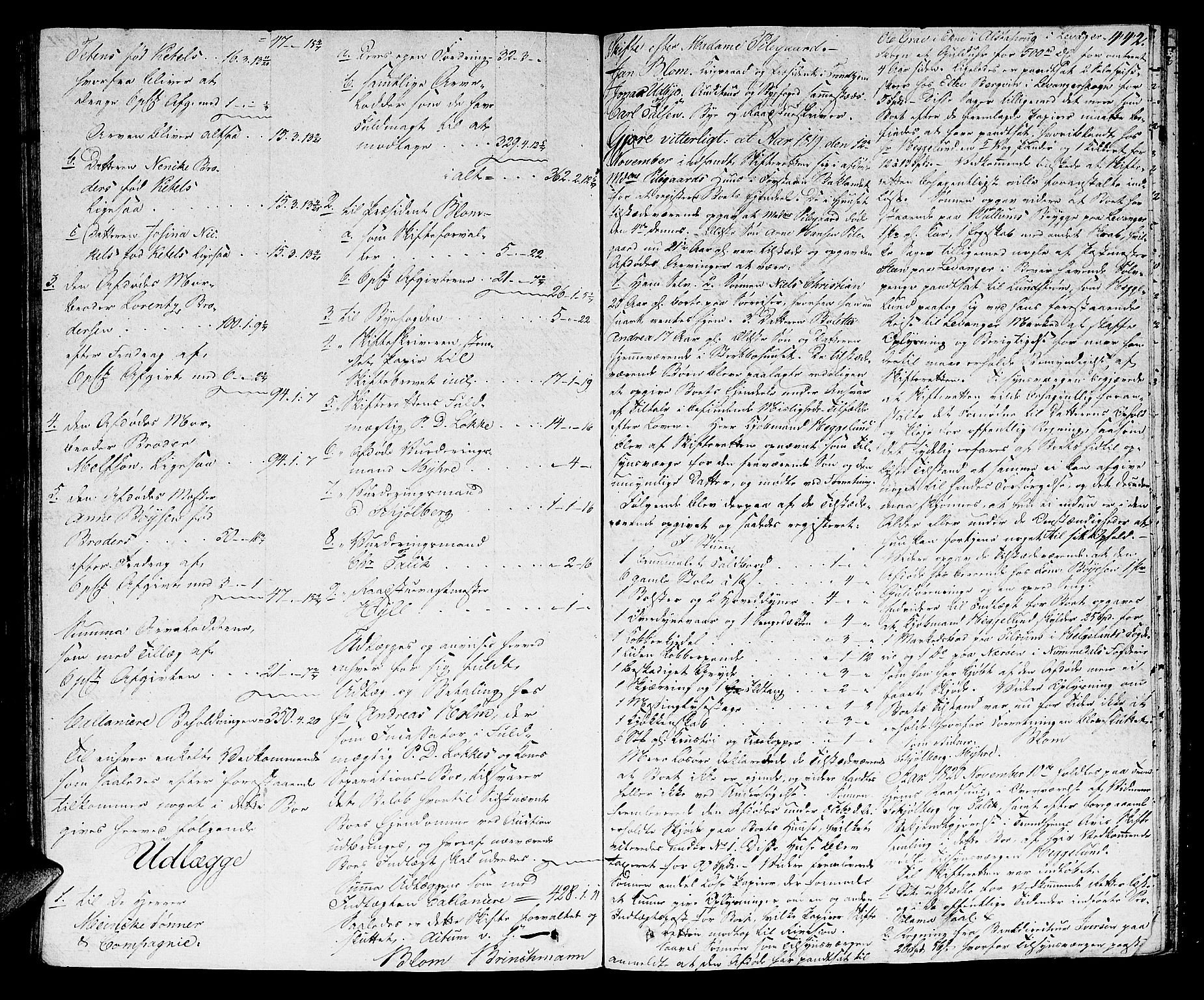 Trondheim byfogd, SAT/A-0003/1/3/3A/L0025: Skifteprotokoll - gml.nr.21. (m/ register) U, 1810-1824, p. 441b-442a