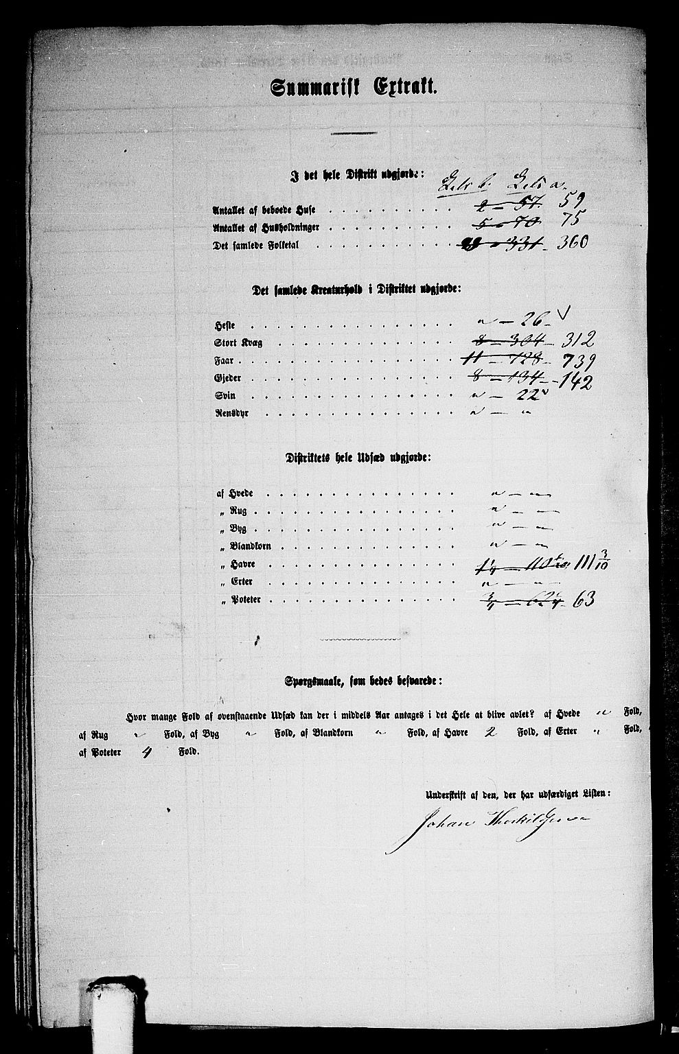 RA, 1865 census for Davik, 1865, p. 113