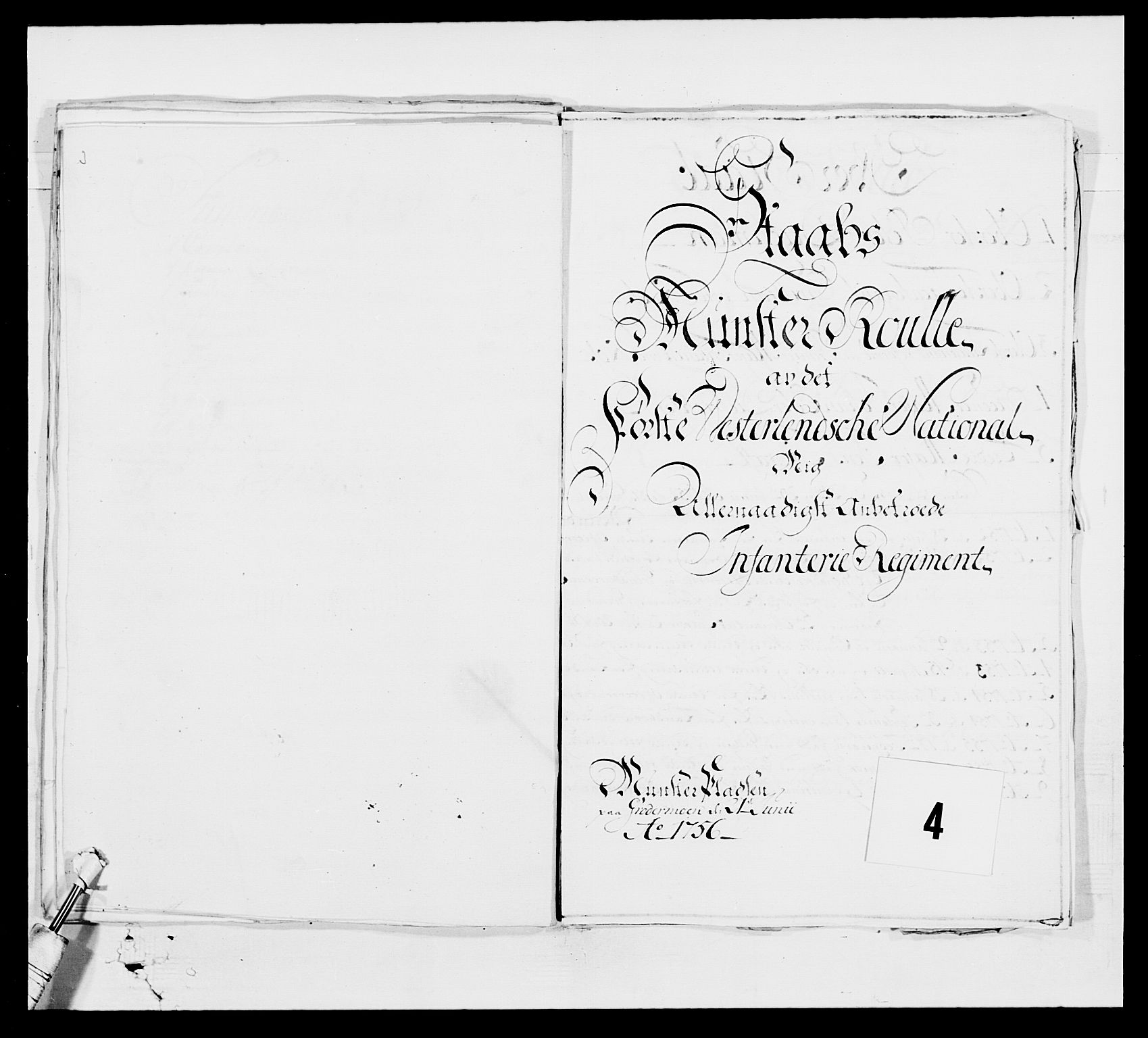 Kommanderende general (KG I) med Det norske krigsdirektorium, AV/RA-EA-5419/E/Ea/L0522b: 1. Vesterlenske regiment, 1756-1767, p. 31