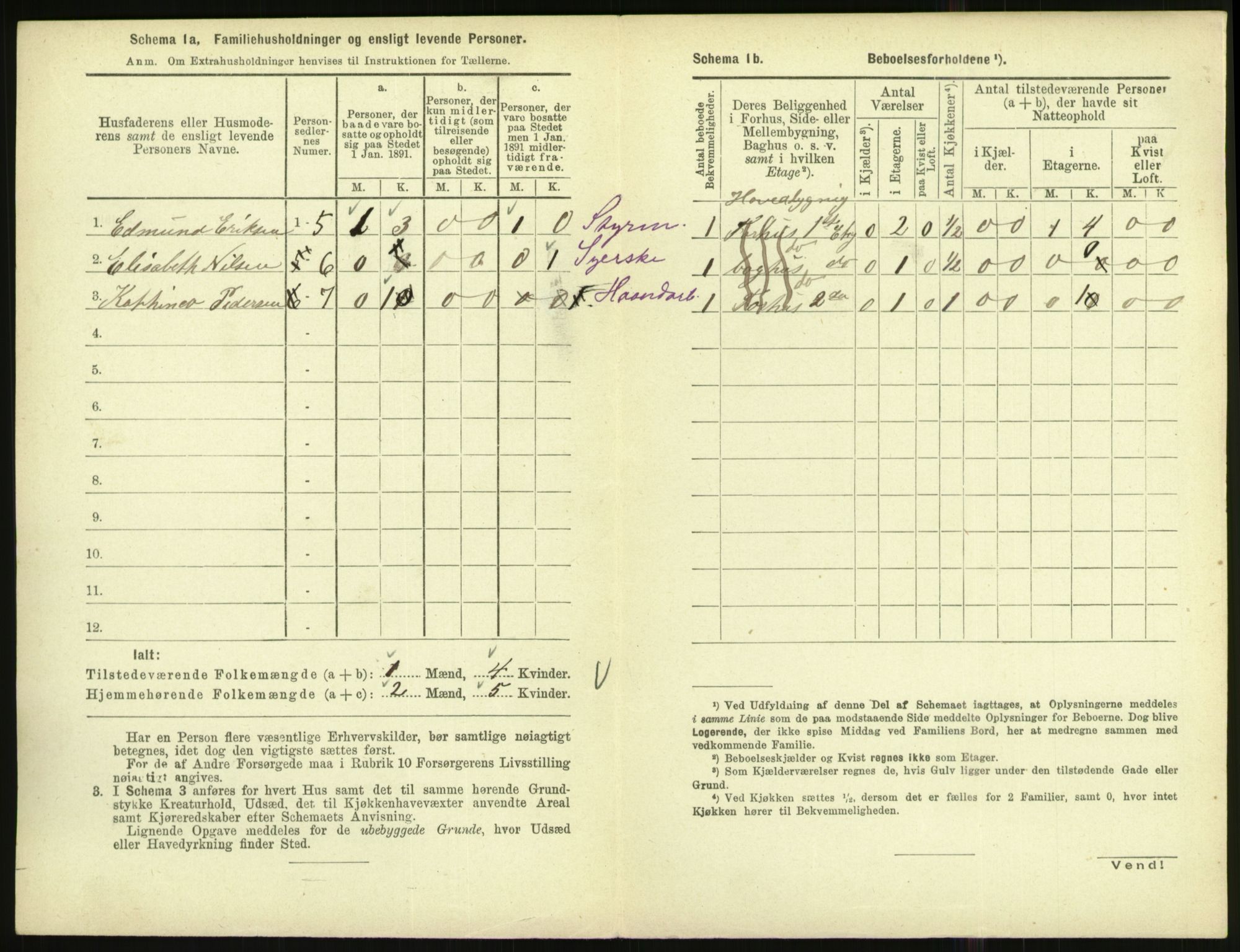 RA, 1891 census for 1002 Mandal, 1891, p. 1160