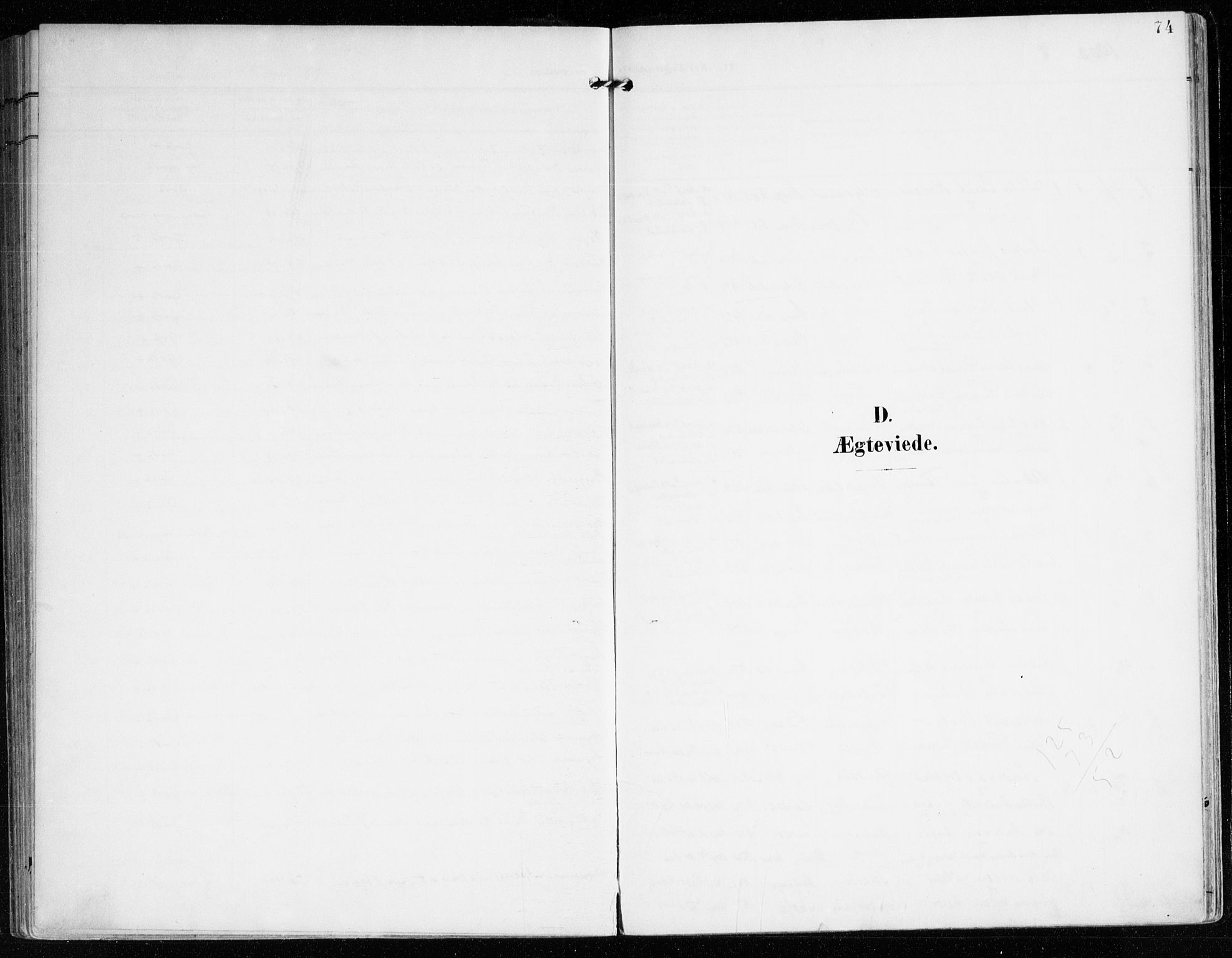 Mariakirken Sokneprestembete, SAB/A-76901/H/Haa/L0014: Parish register (official) no. C 2, 1900-1916, p. 74