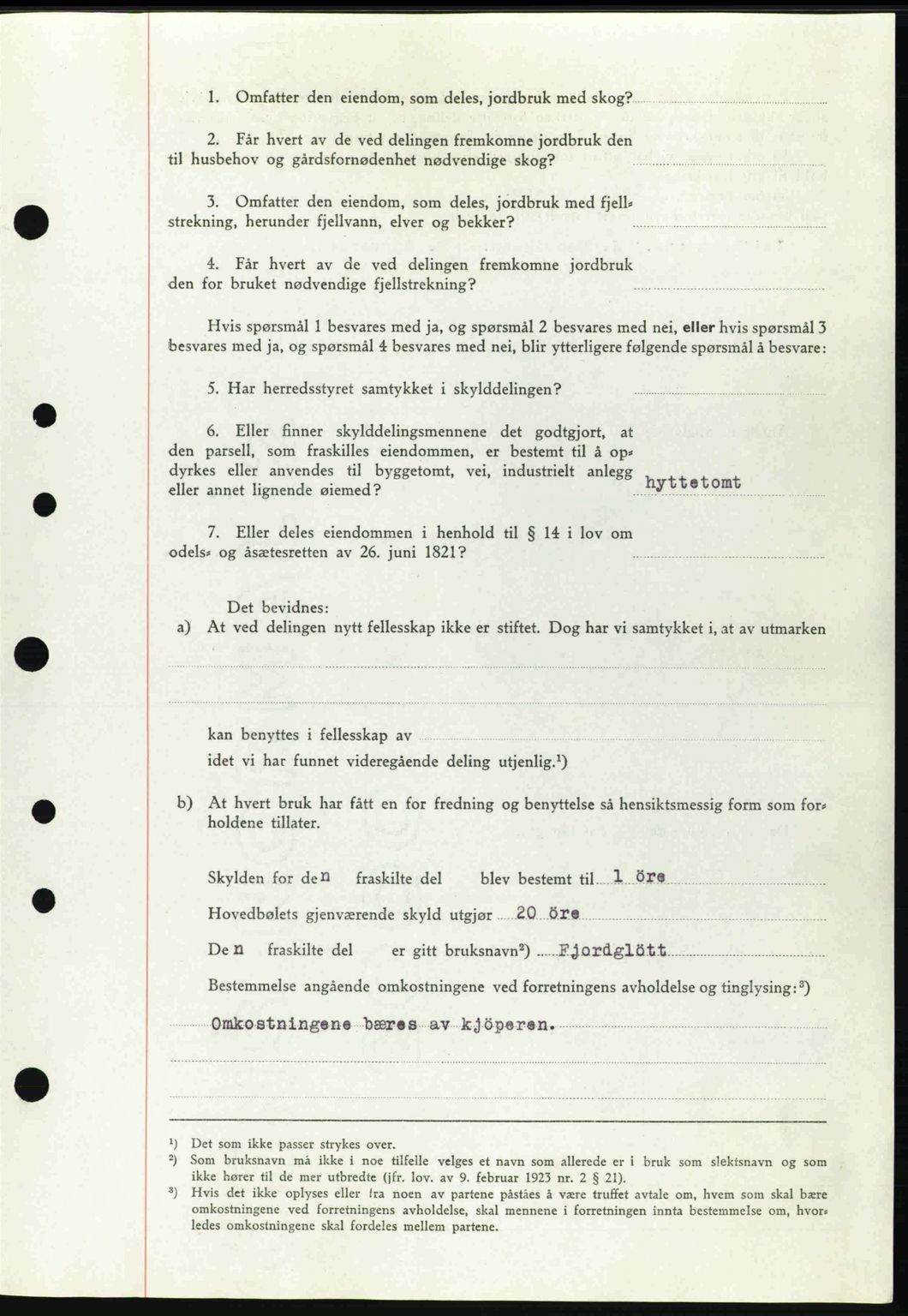 Tønsberg sorenskriveri, AV/SAKO-A-130/G/Ga/Gaa/L0009: Mortgage book no. A9, 1940-1941, Diary no: : 2035/1940