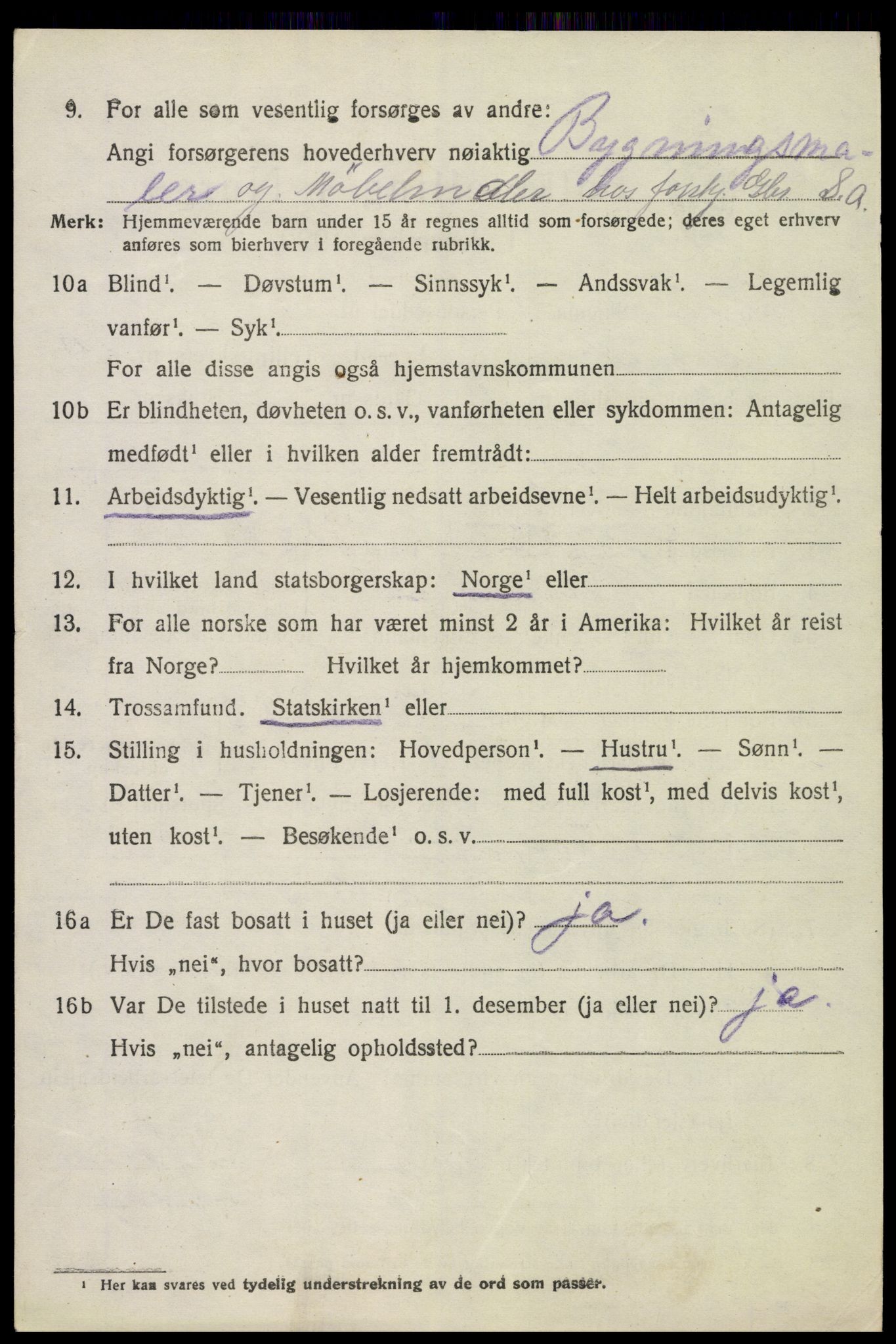 SAH, 1920 census for Ringsaker, 1920, p. 26989