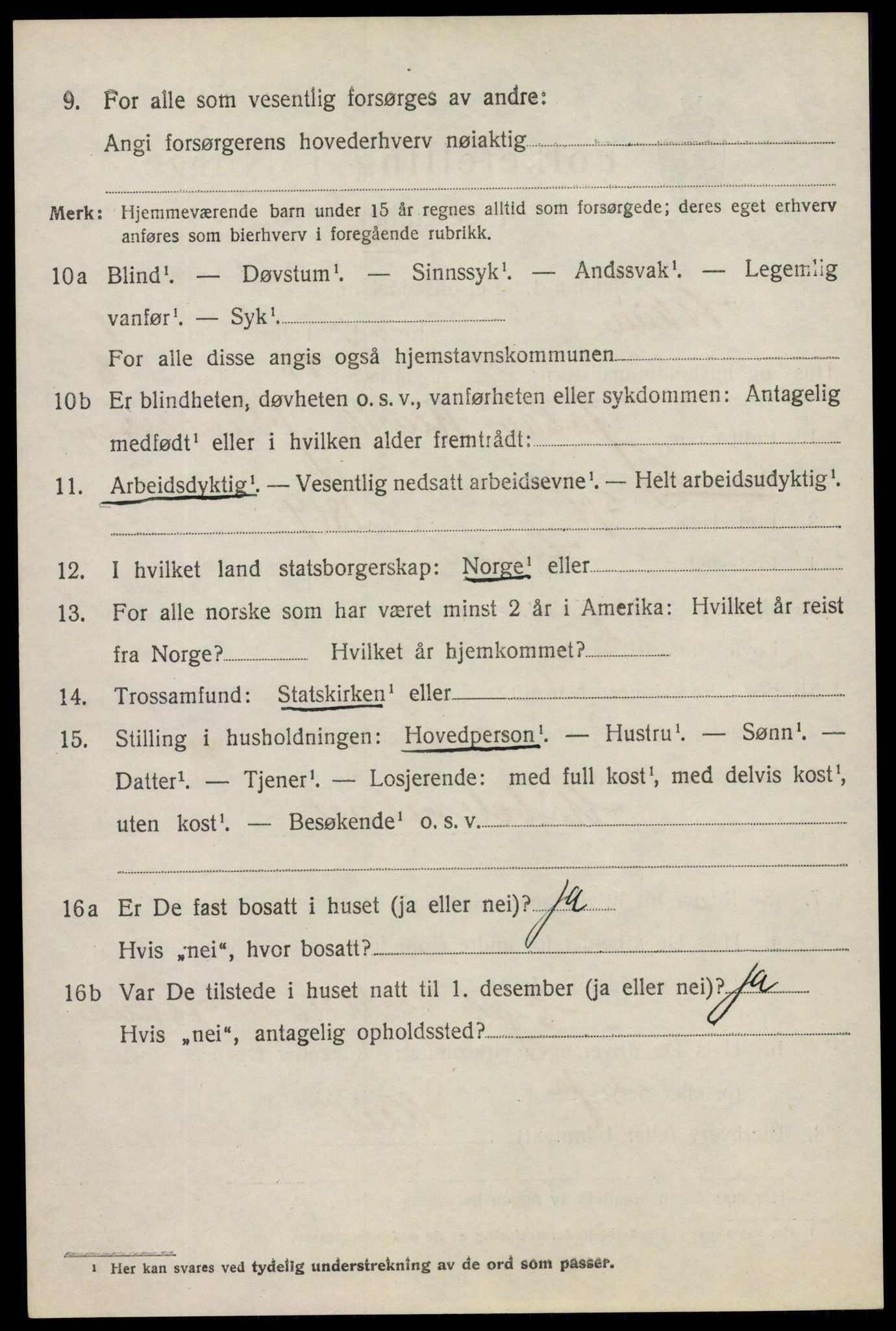 SAO, 1920 census for Askim, 1920, p. 2484