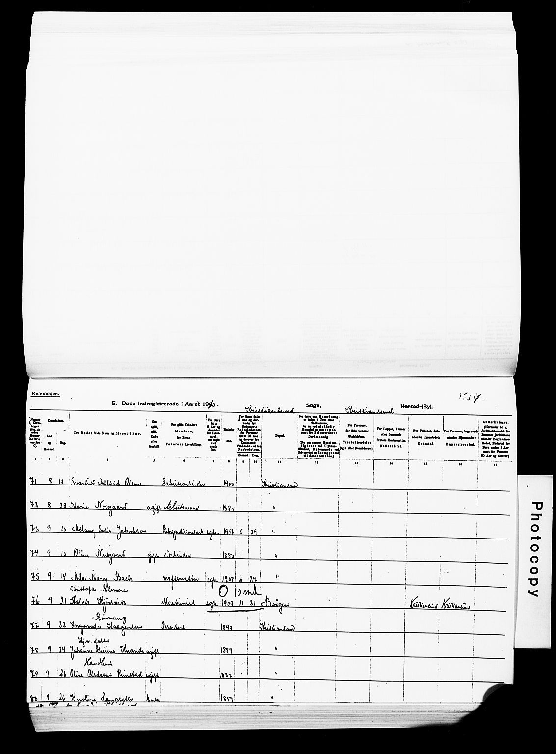 Ministerialprotokoller, klokkerbøker og fødselsregistre - Møre og Romsdal, AV/SAT-A-1454/572/L0860: Parish register (official) no. 572D04, 1903-1916